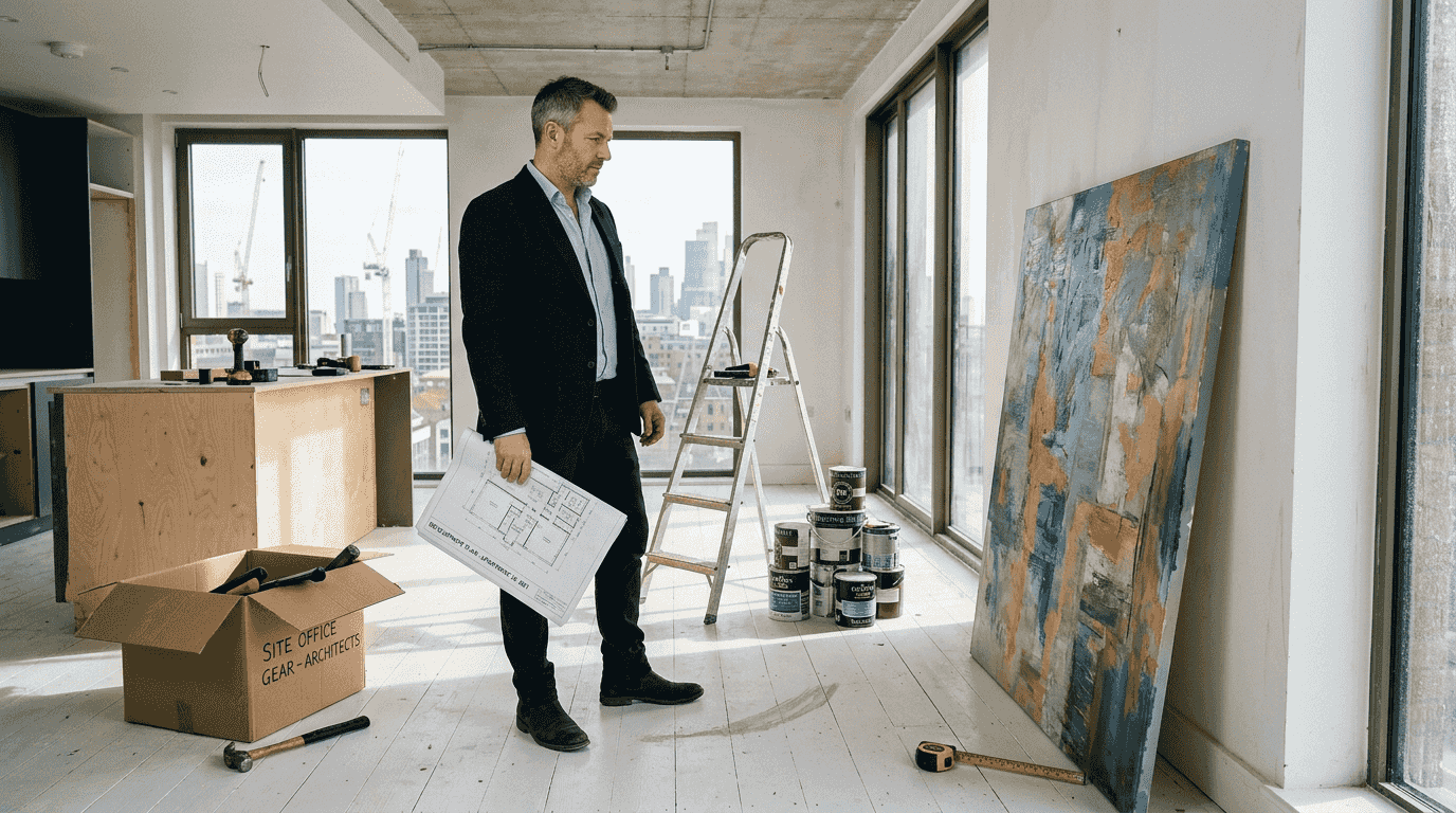 Property developer reviews wall art plans