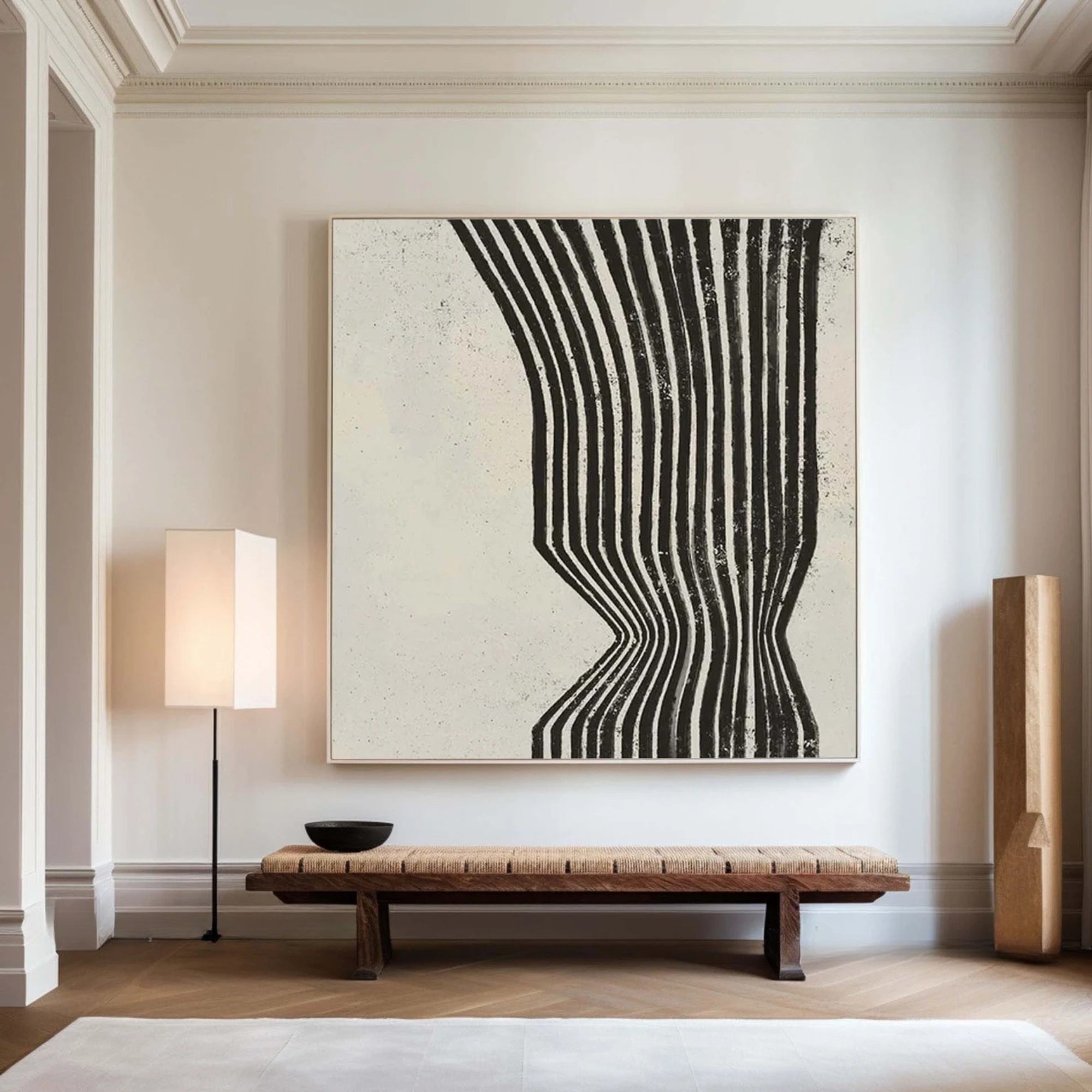 Contemporary Minimalist Art - Silent Tension