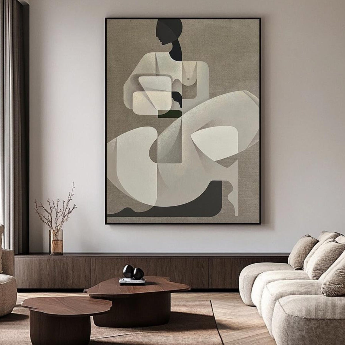Echoes of a Gesture – Modern Abstract