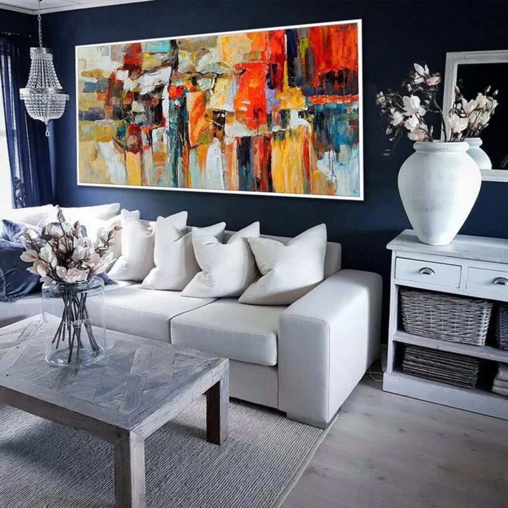 Abstract Expressionist Art - Color Collision