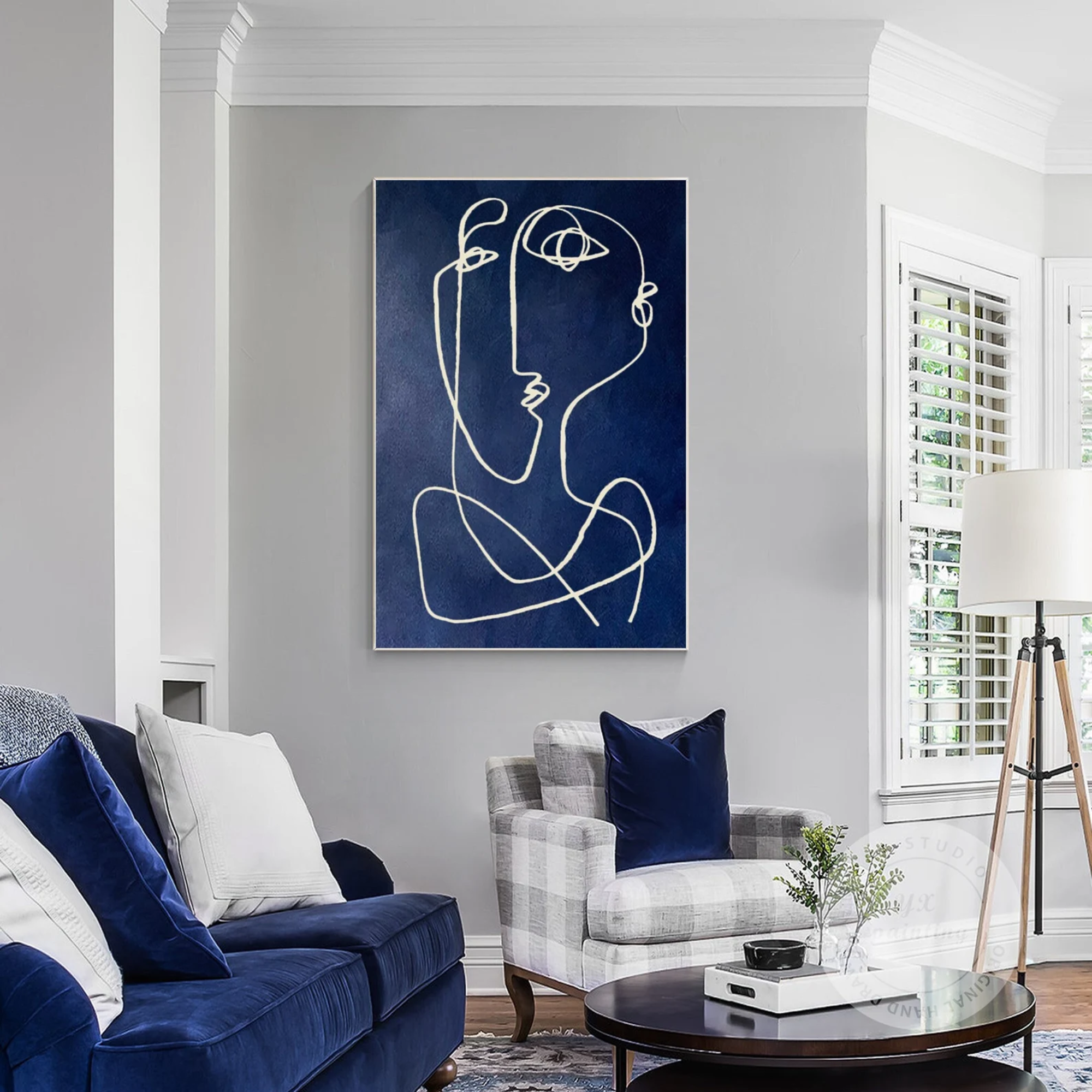 Hedendaagse Minimalistische Kunst - Verstrengelde Gedachten