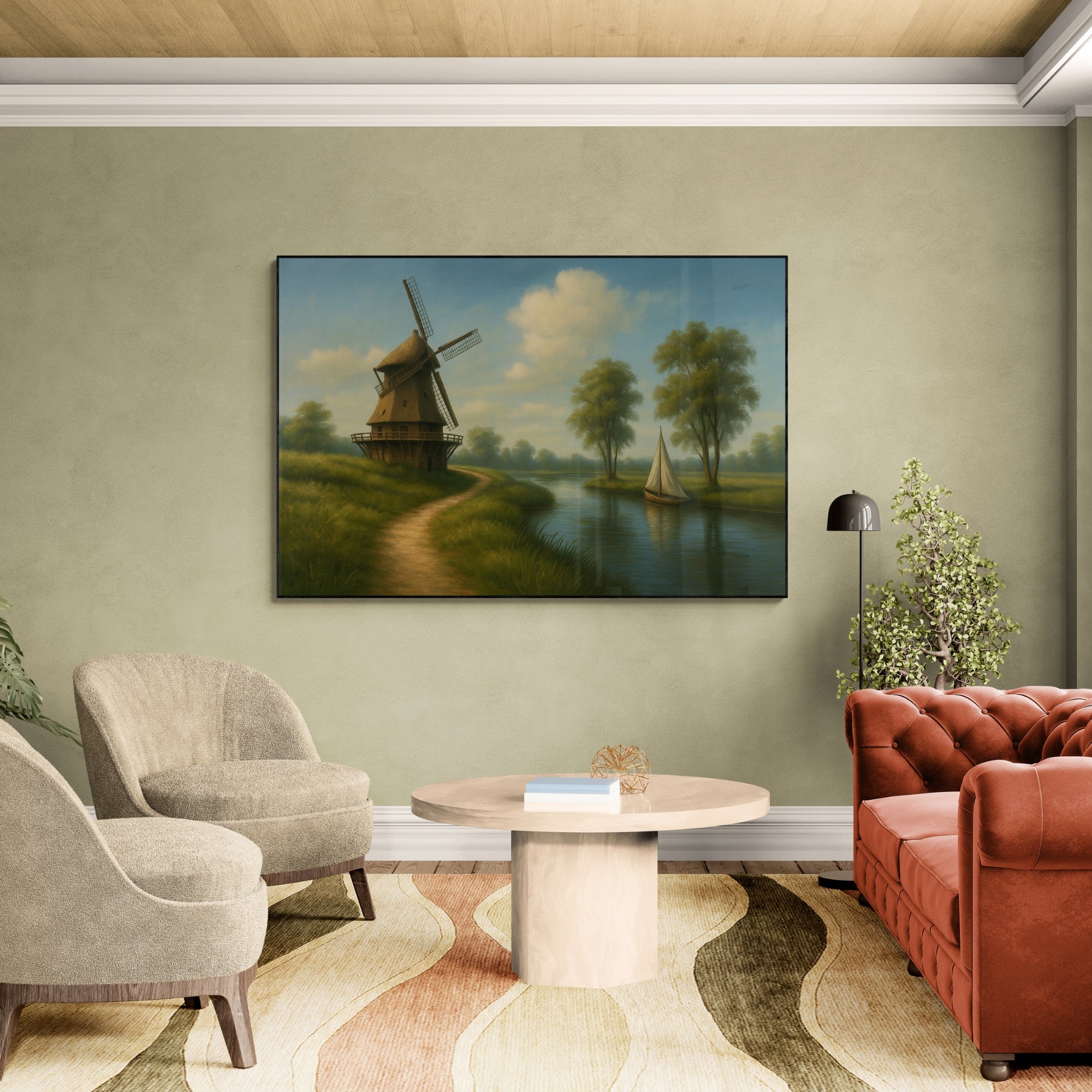 Realism / Figurative Art - Along the Waterway