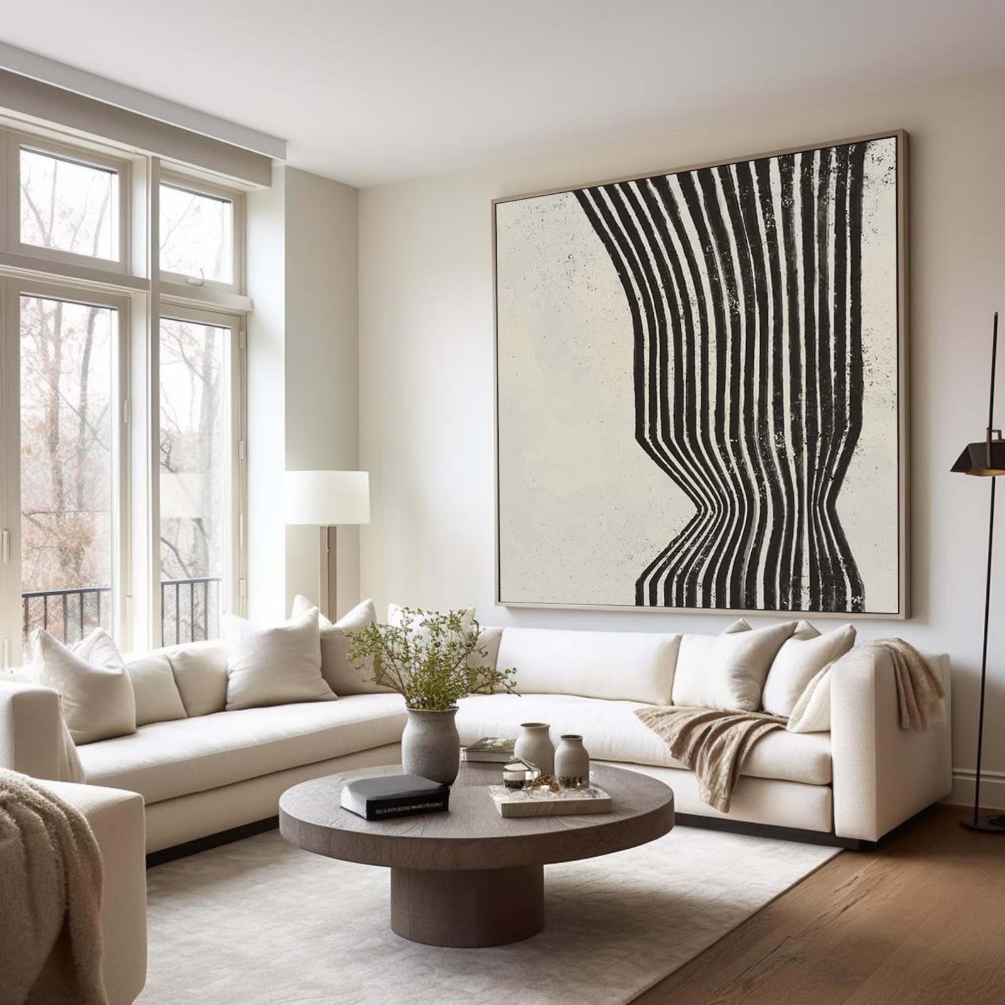 Contemporary Minimalist Art - Silent Tension