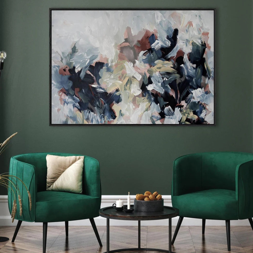 Modern Abstract Art - Storm Petals