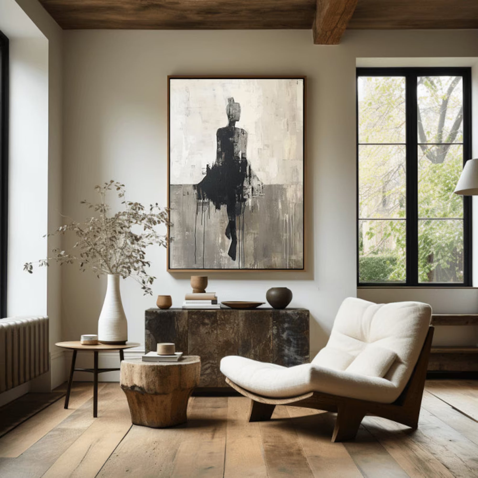 Wabi-Sabi Inspired Art - Edge of Memory