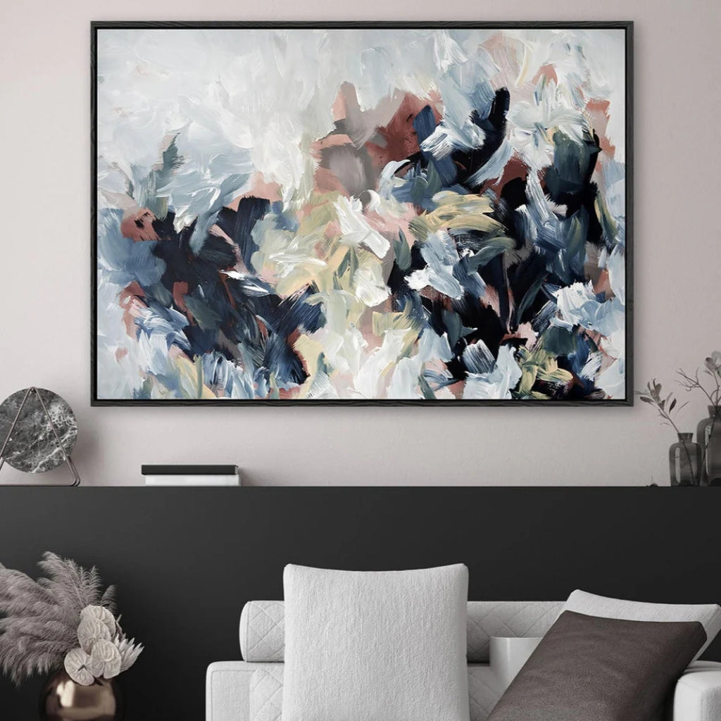 Modern Abstract Art - Storm Petals