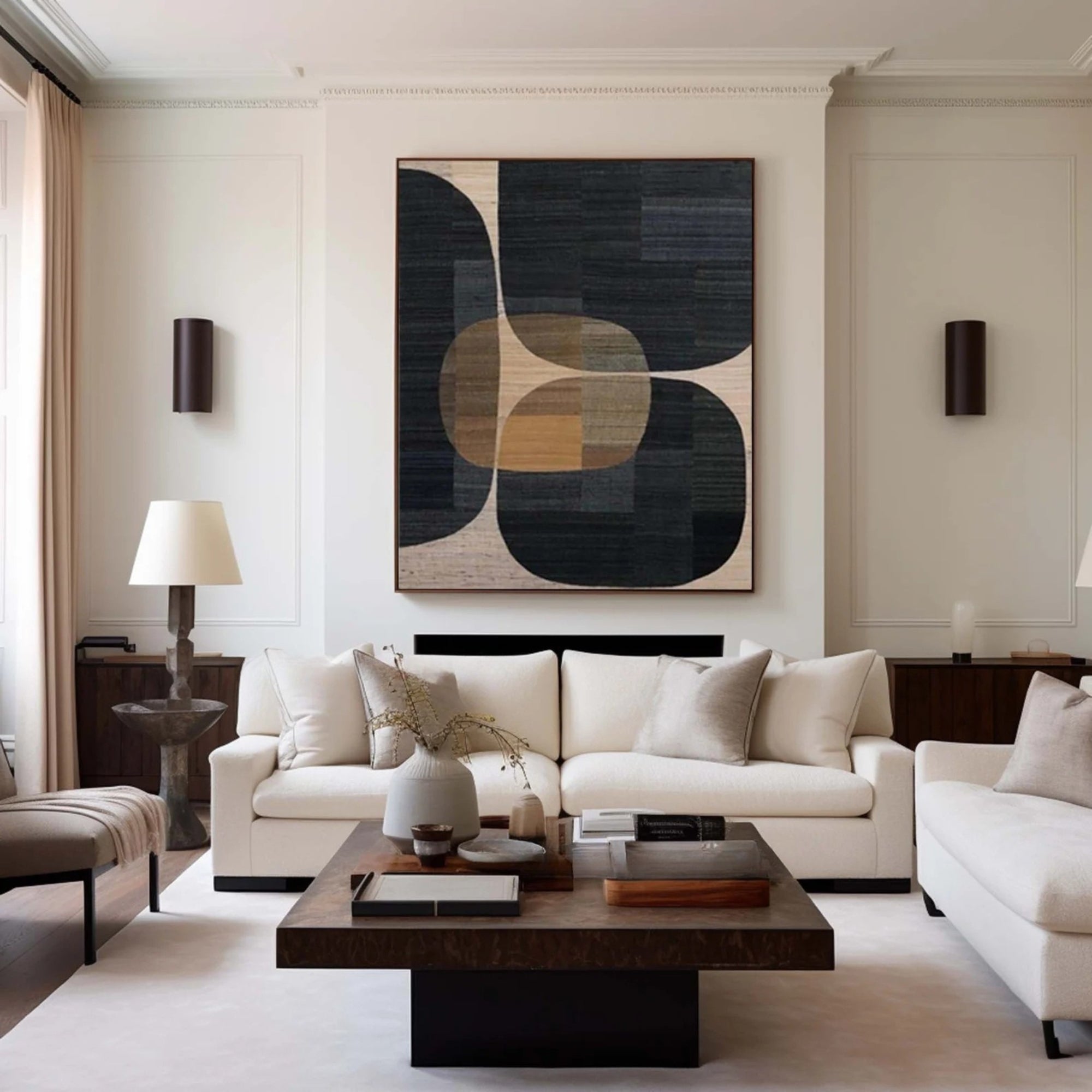 Contemporary Minimalist Art - Soft Geometry