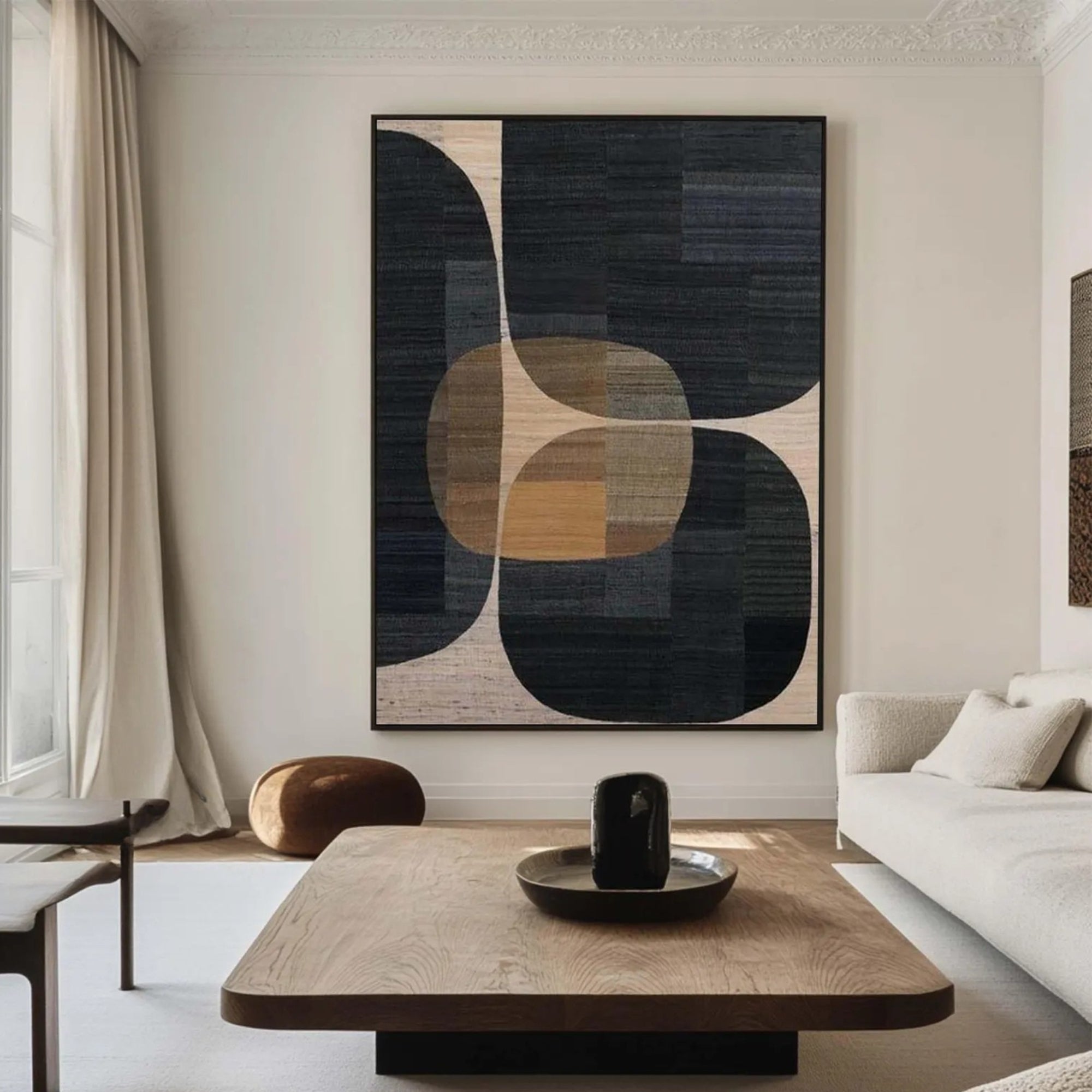 Contemporary Minimalist Art - Soft Geometry