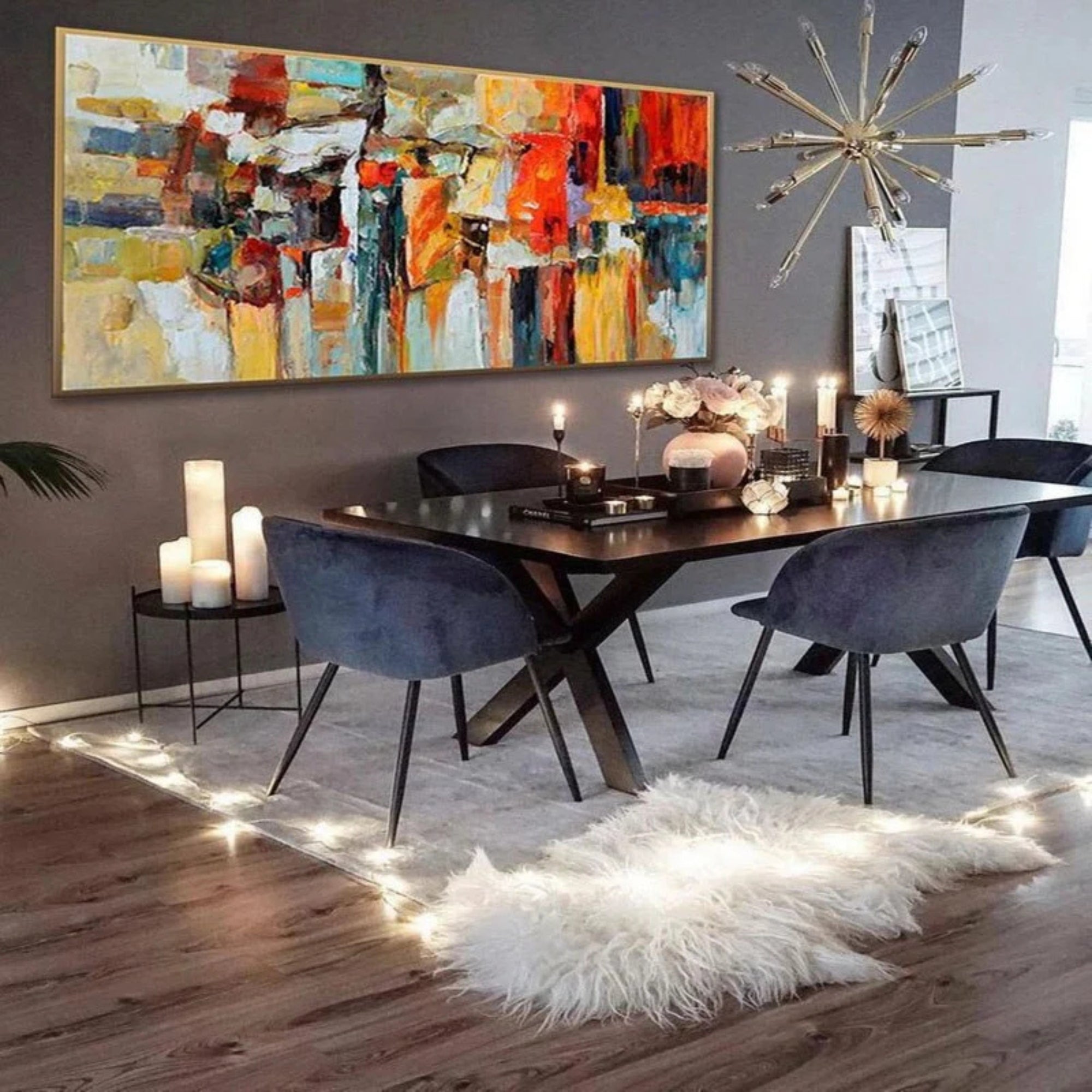 Abstract Expressionist Art - Colour Collision