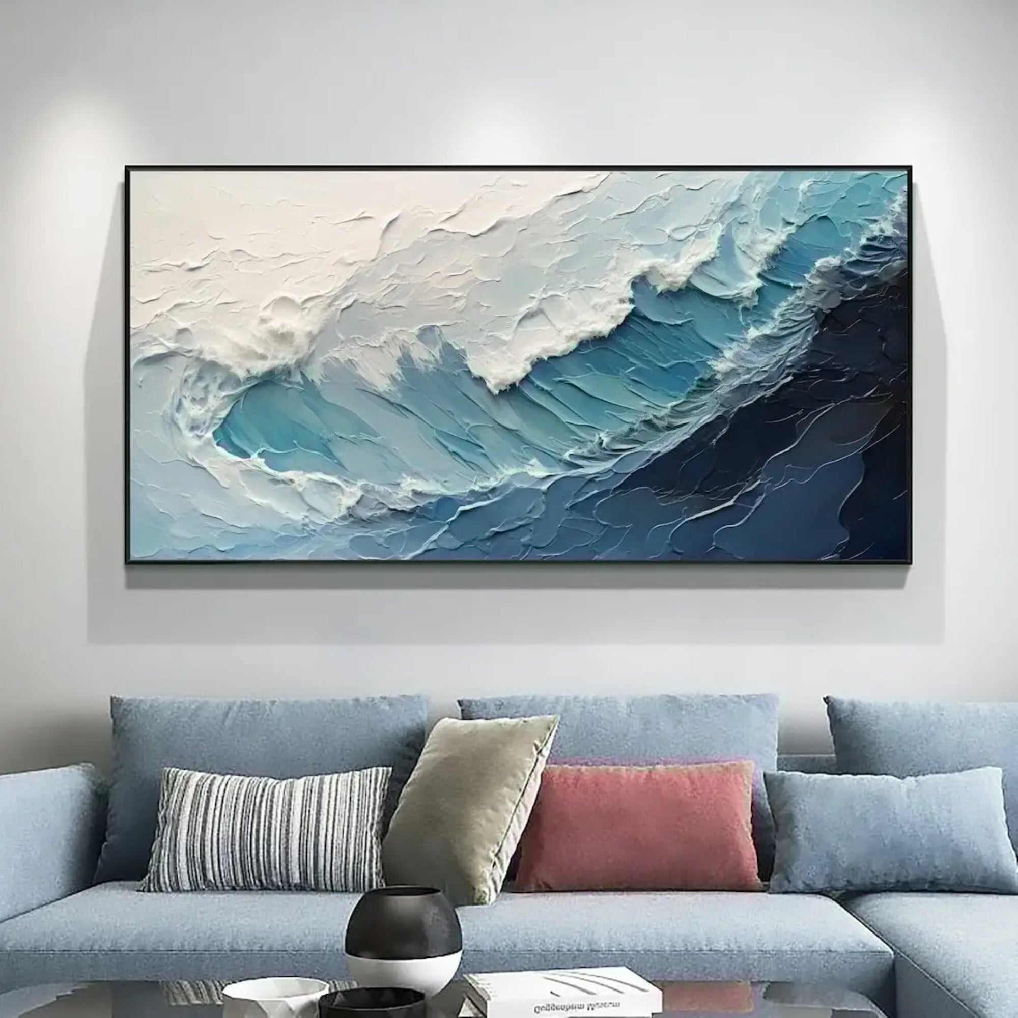 Plaster & Texture Art - High Tide
