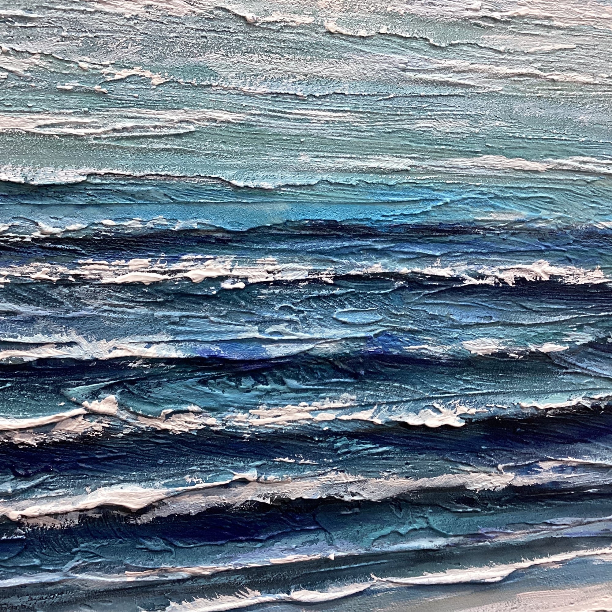 Plaster & Texture Art - Ocean’s Whisper