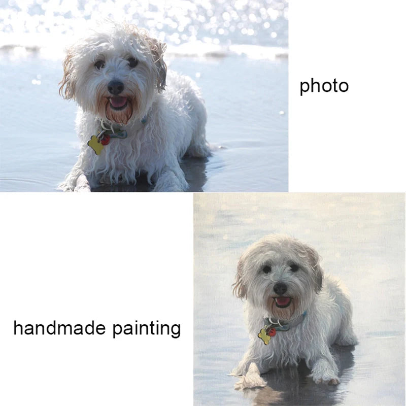 Turn Your Photo into a Custom Oil Painting – Family, Pet & Couple Portraits Set 3