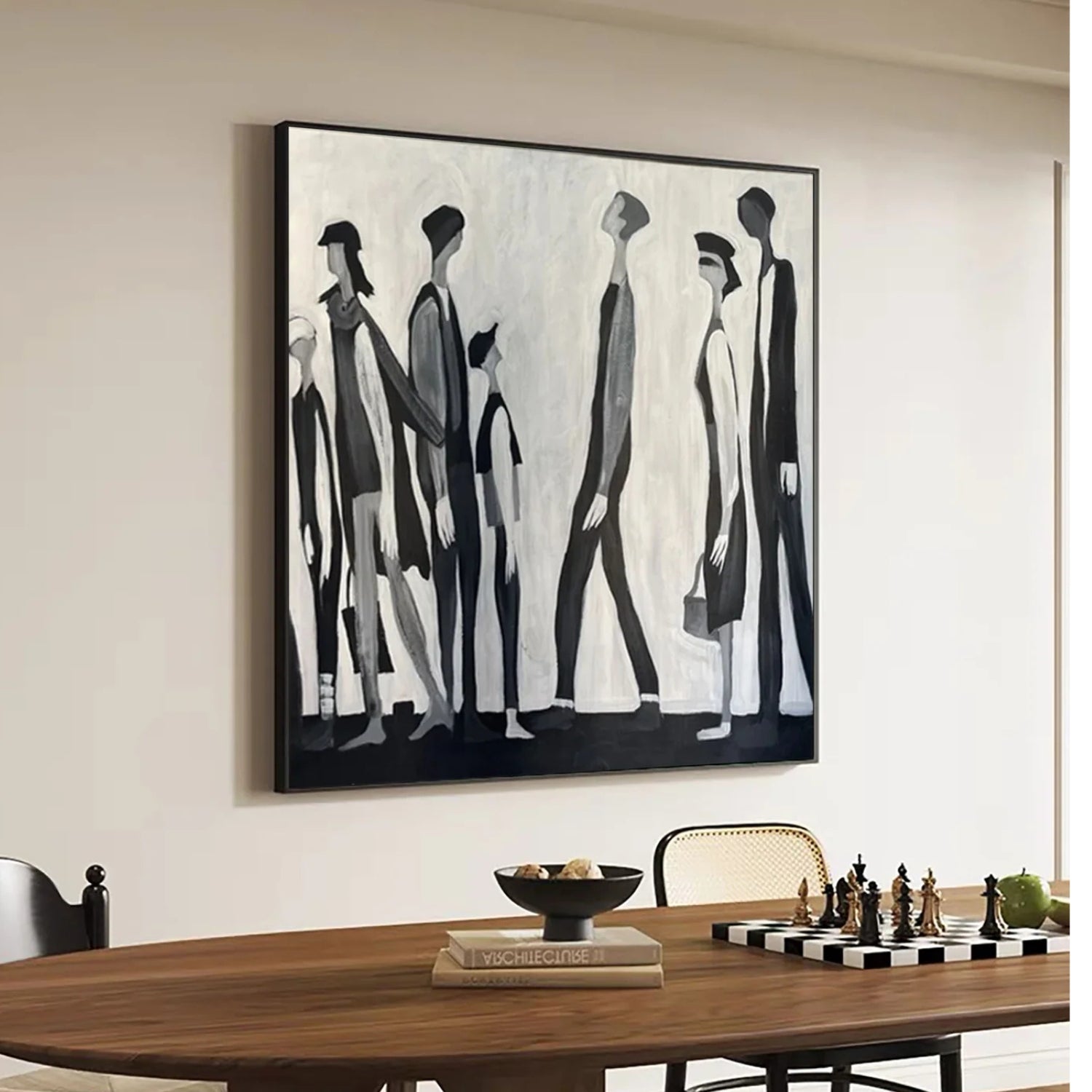 Minimalist Figurative Art - Between Us