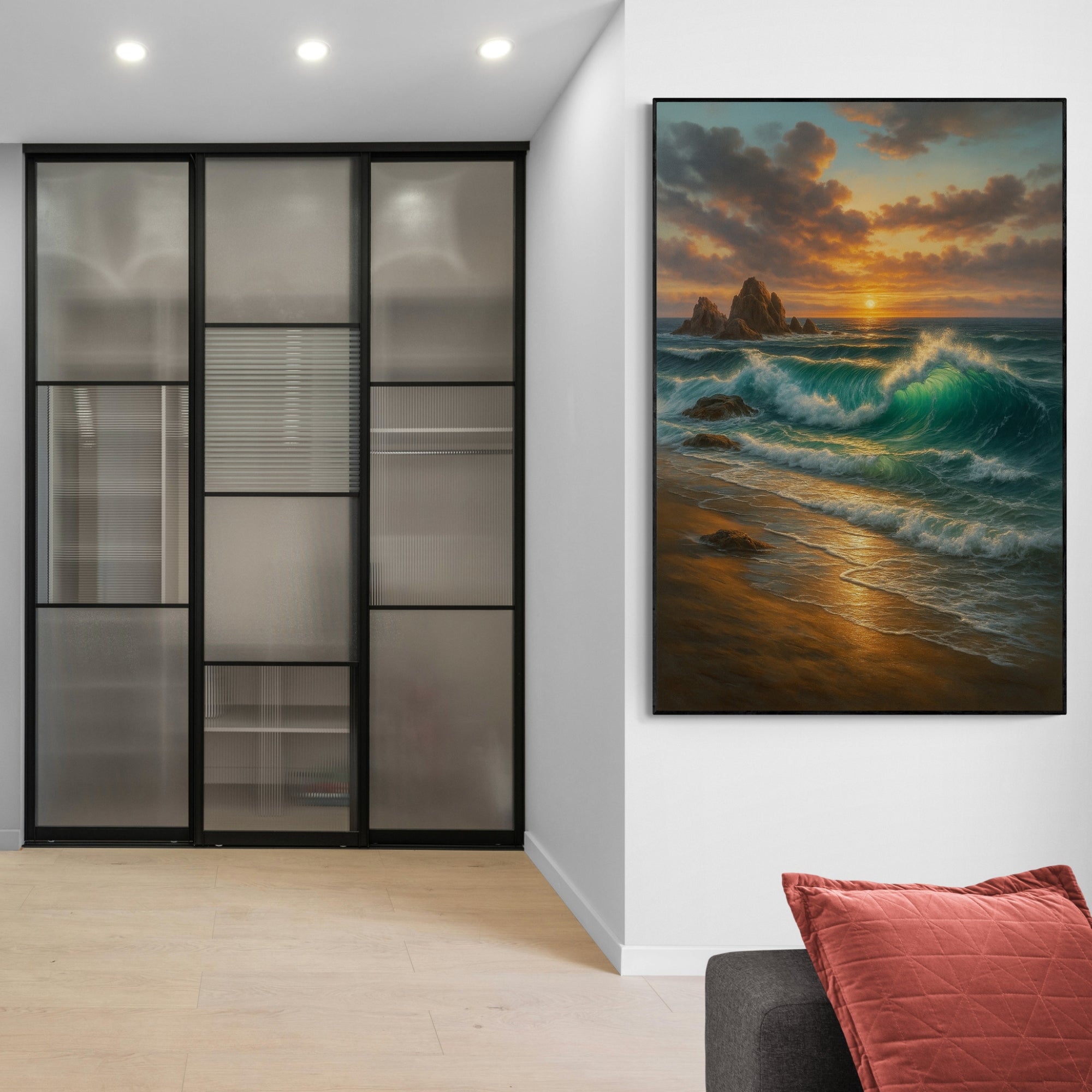 Realism / Figurative Art - Waves of Gold