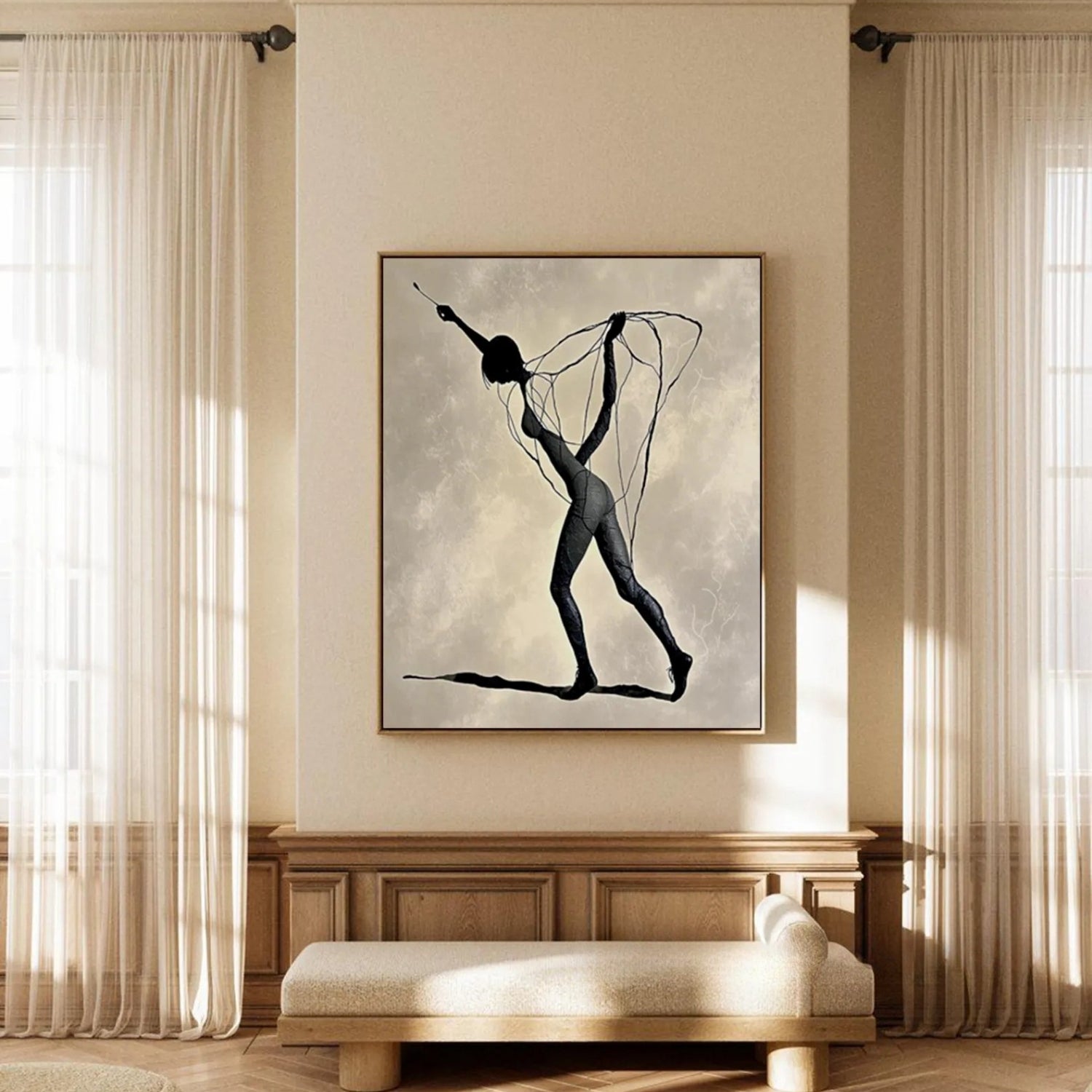 Wabi-Sabi Wall Art - The Weight of Motion