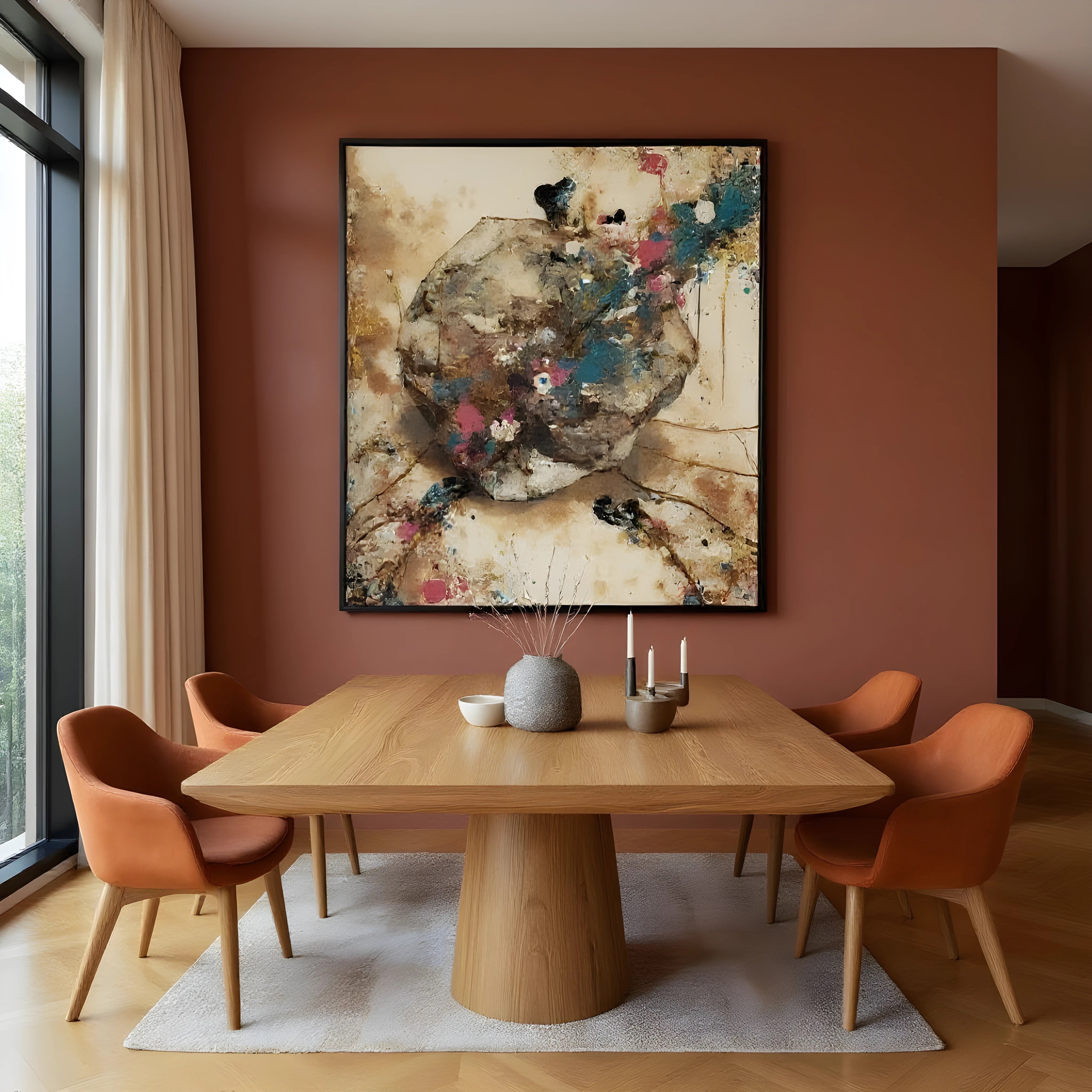 Modern Abstract Art - Collision of Silence
