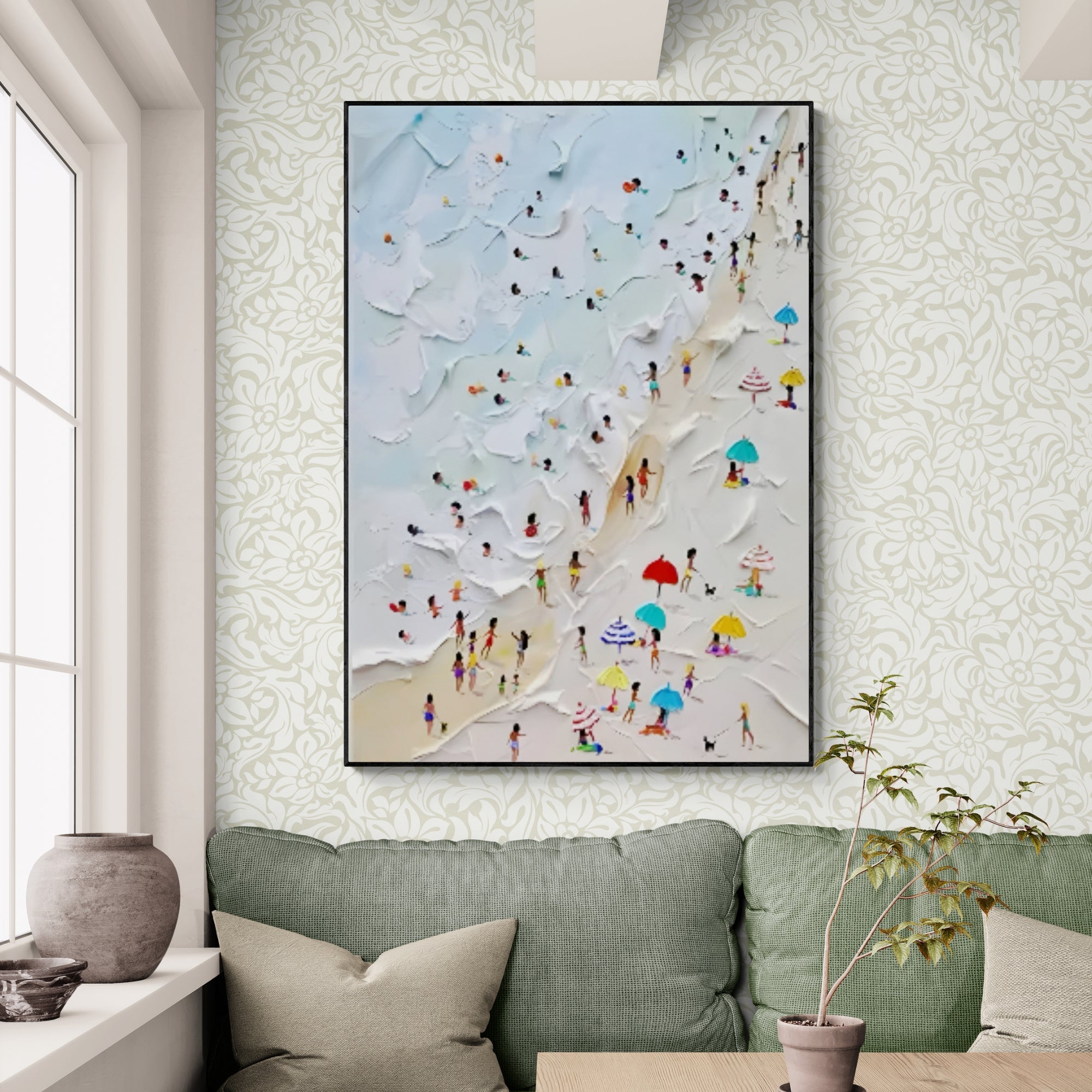 Plaster & Texture Art - Life by the Sea