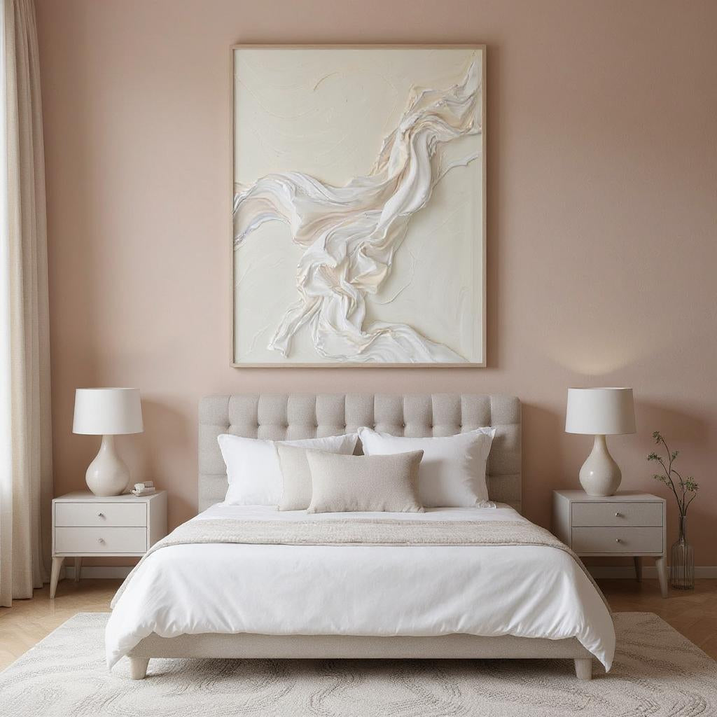 Plaster & Texture Art - Draped in Quiet