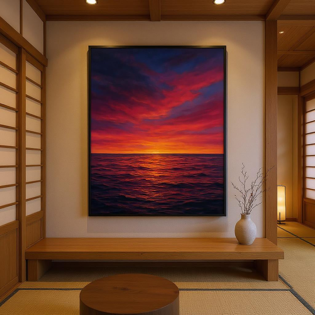 Realism / figurative art - Solstice Fire