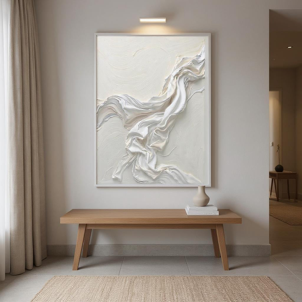 Plaster & Texture Art - Draped in Quiet
