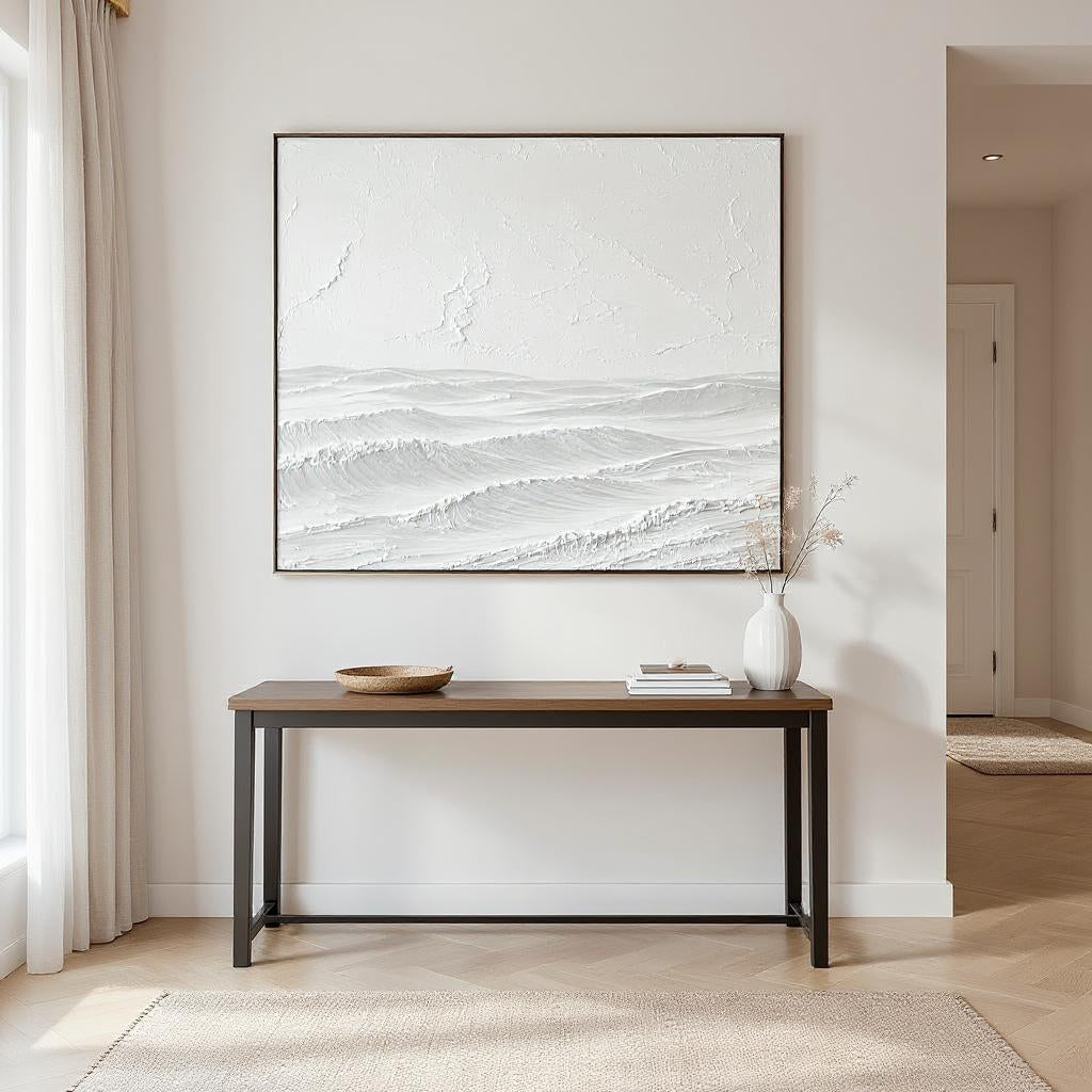 Plaster & texture Art - Frozen Symphony