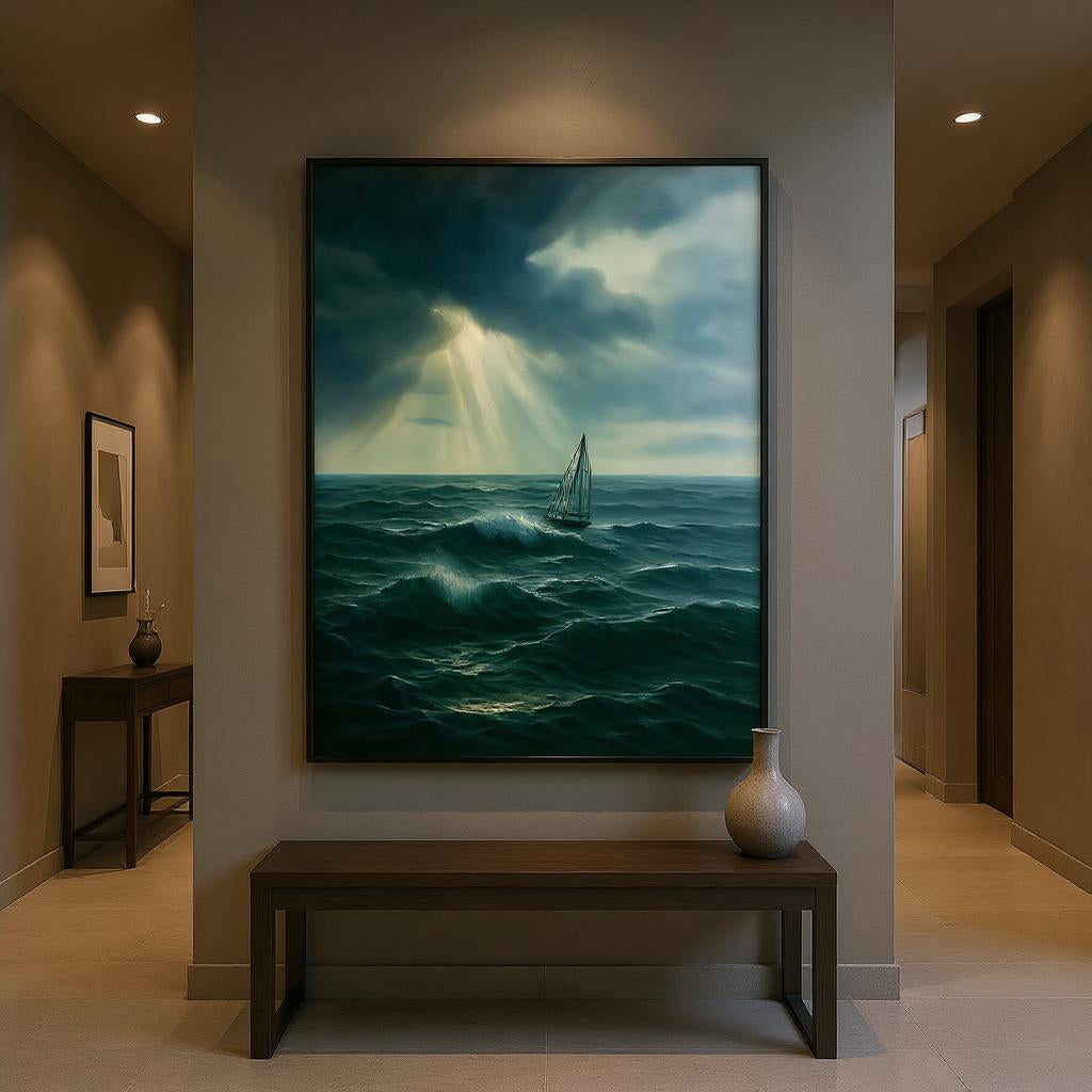 Realism / figurative art - Break in the Storm