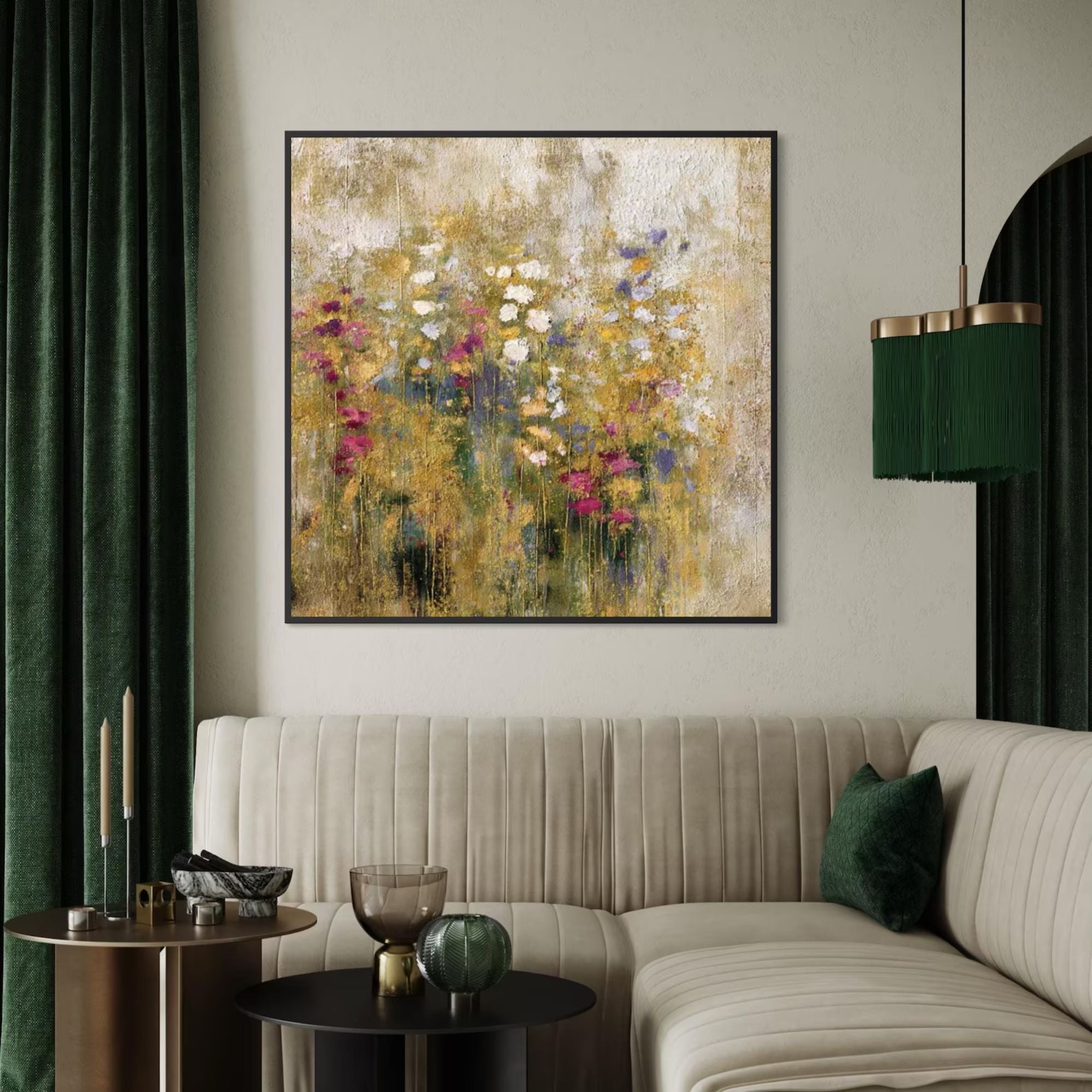 Gips- & Textuurkunst - Wilde Weidebloesem
