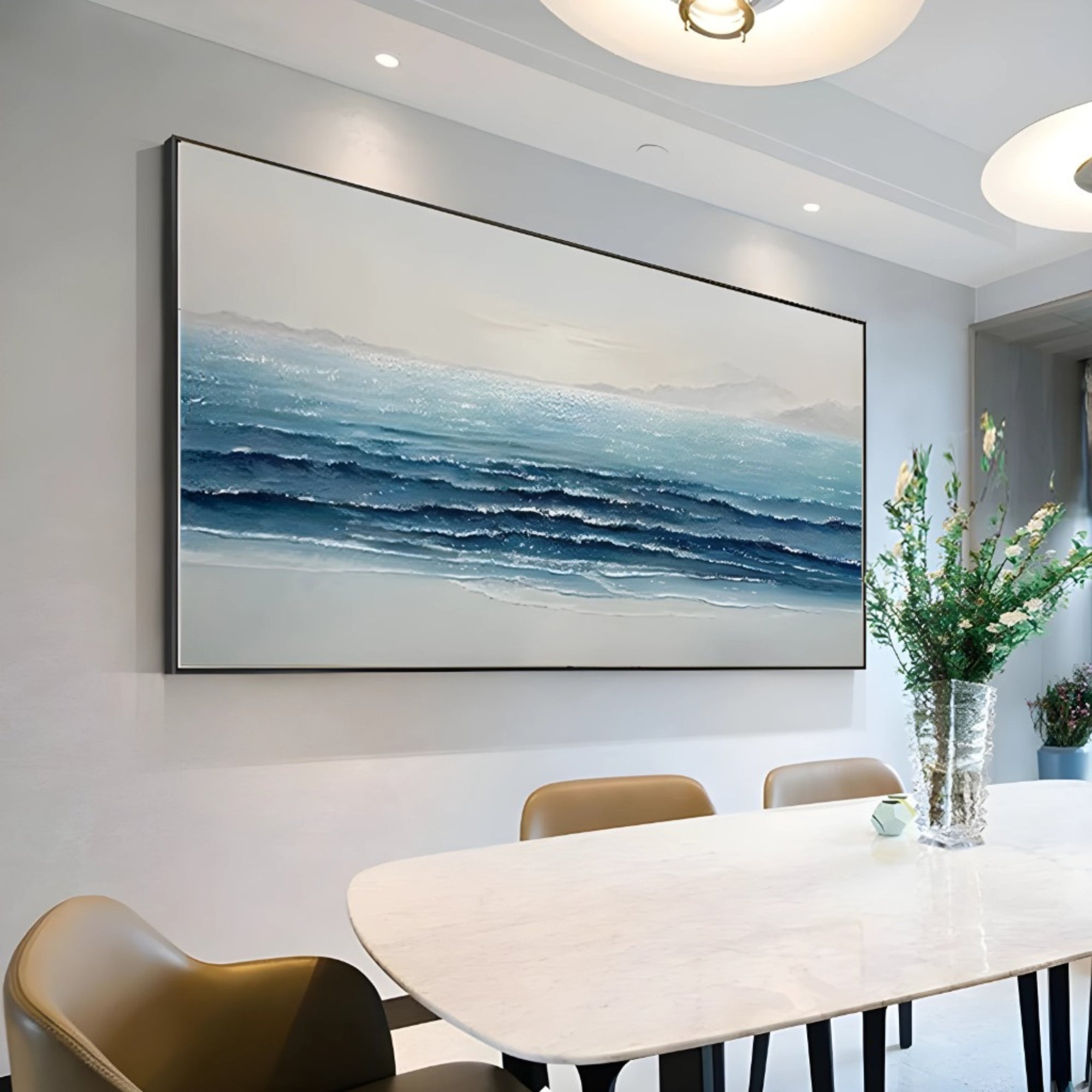 Seascape Wall Art for Modern Homes: Texture, Tranquility, and Custom Style