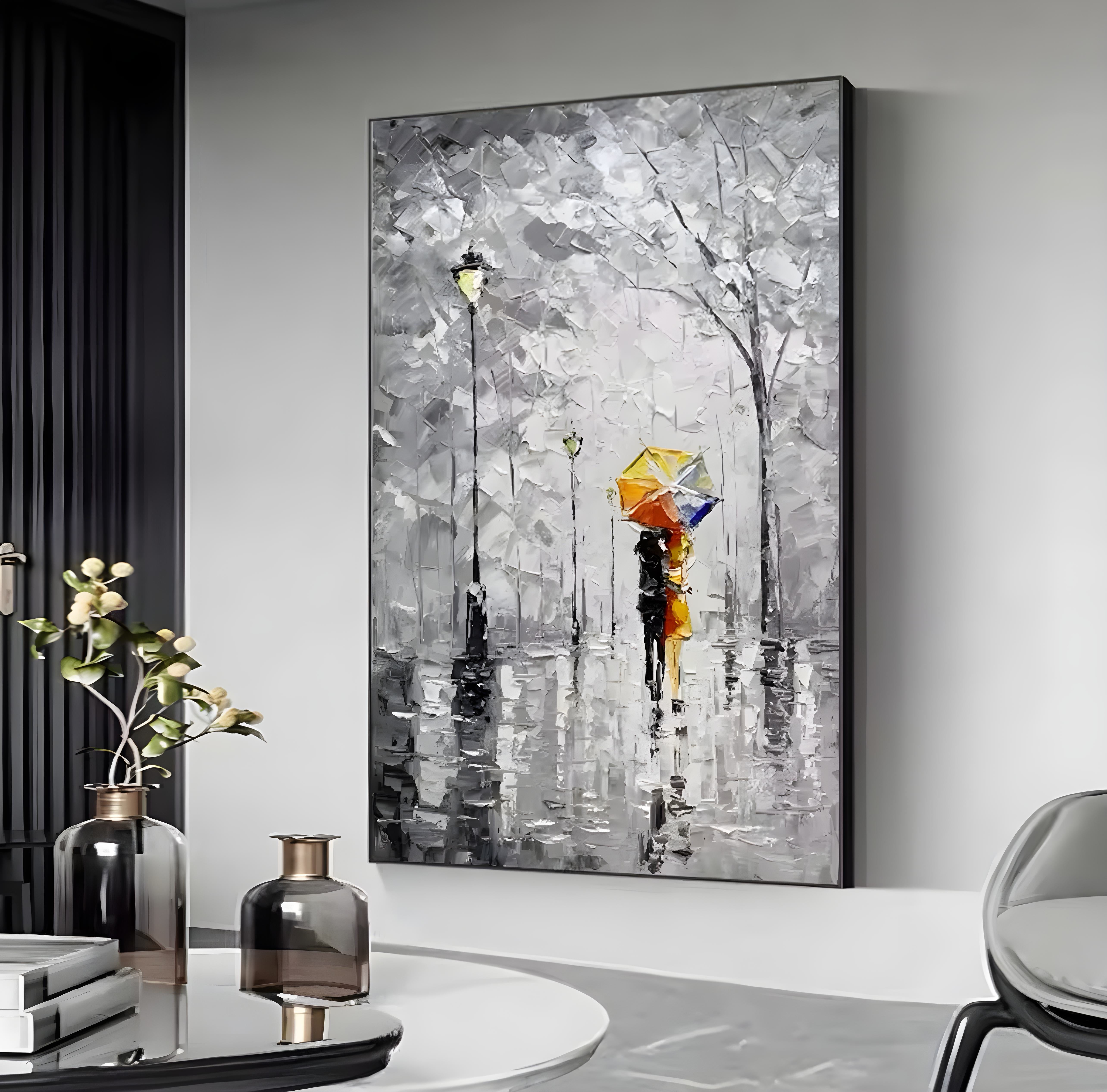 Realism / Figurative Art - Umbrella of Hope