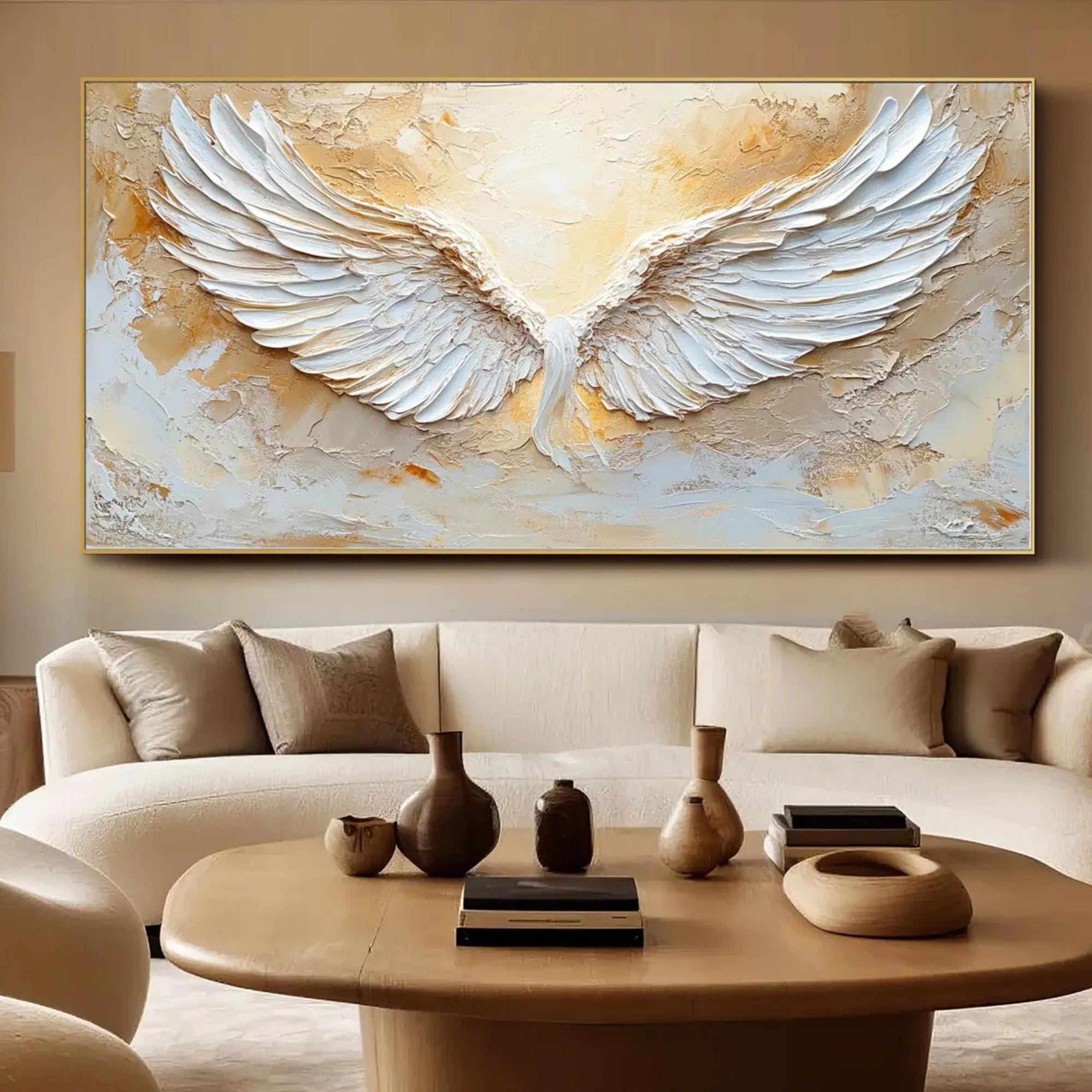 Plaster & Texture Art - Heaven's Embrace