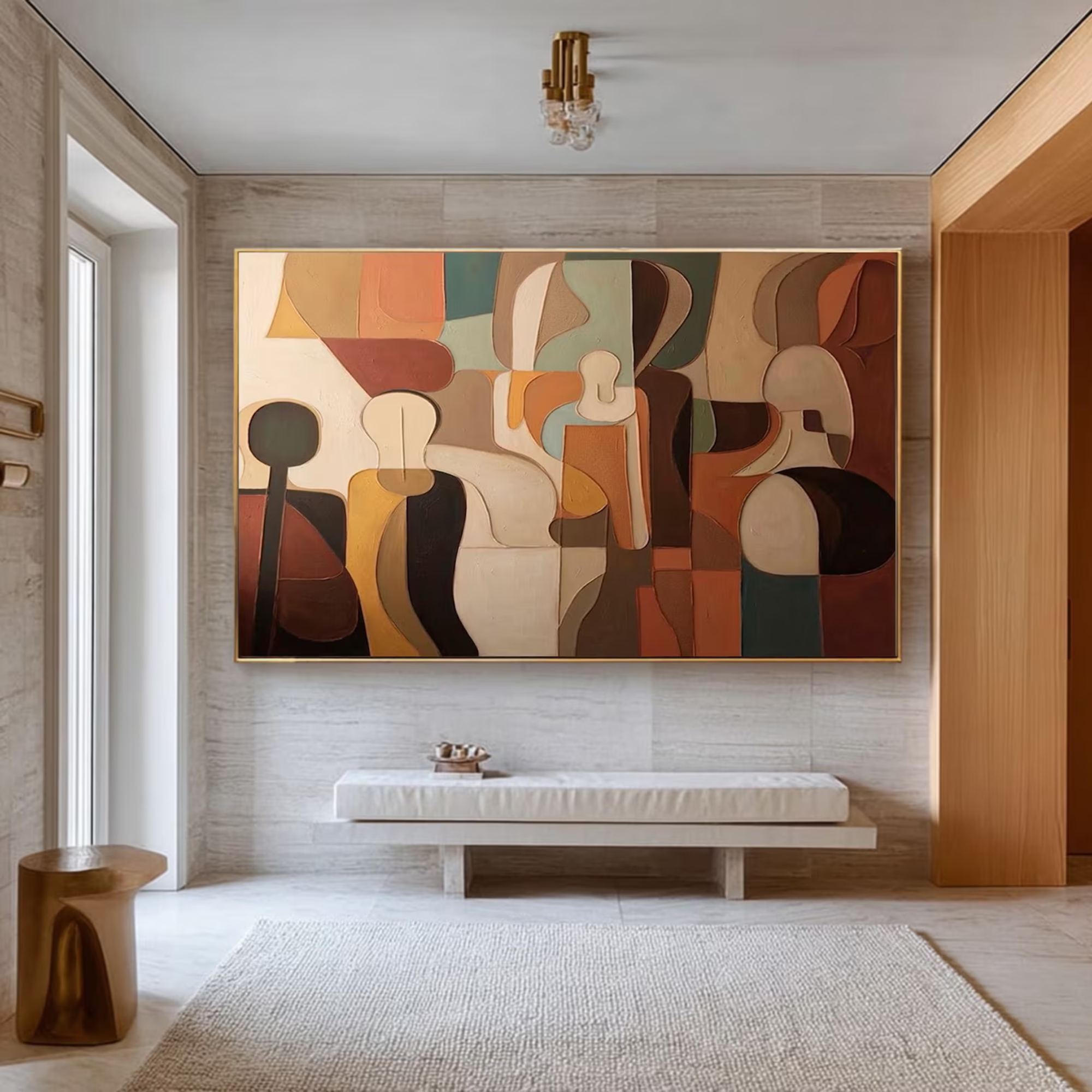 Abstract Expressionist - Terracotta Assembly