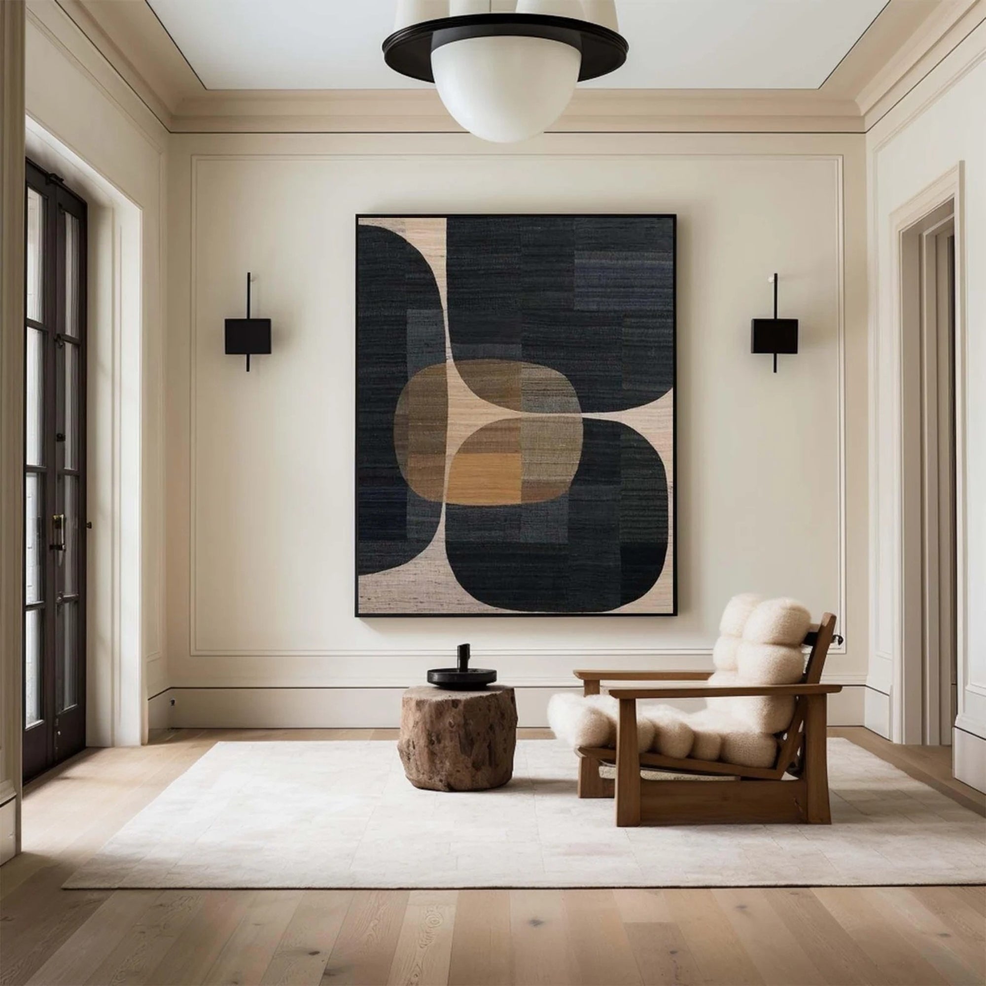 Contemporary Minimalist Art - Soft Geometry