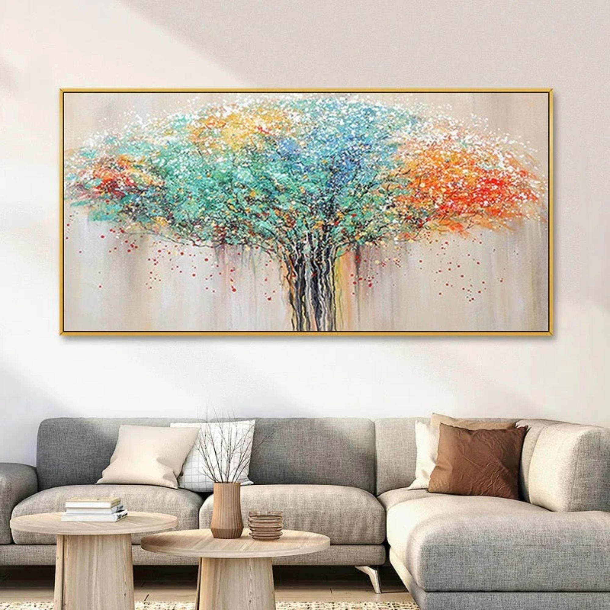 Impasto / Palette Knife Art - Elysian Bloom