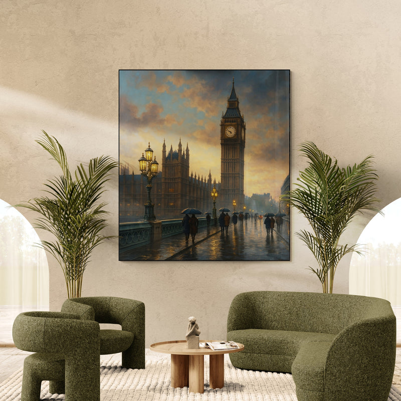 Realistic Art - London After Rain