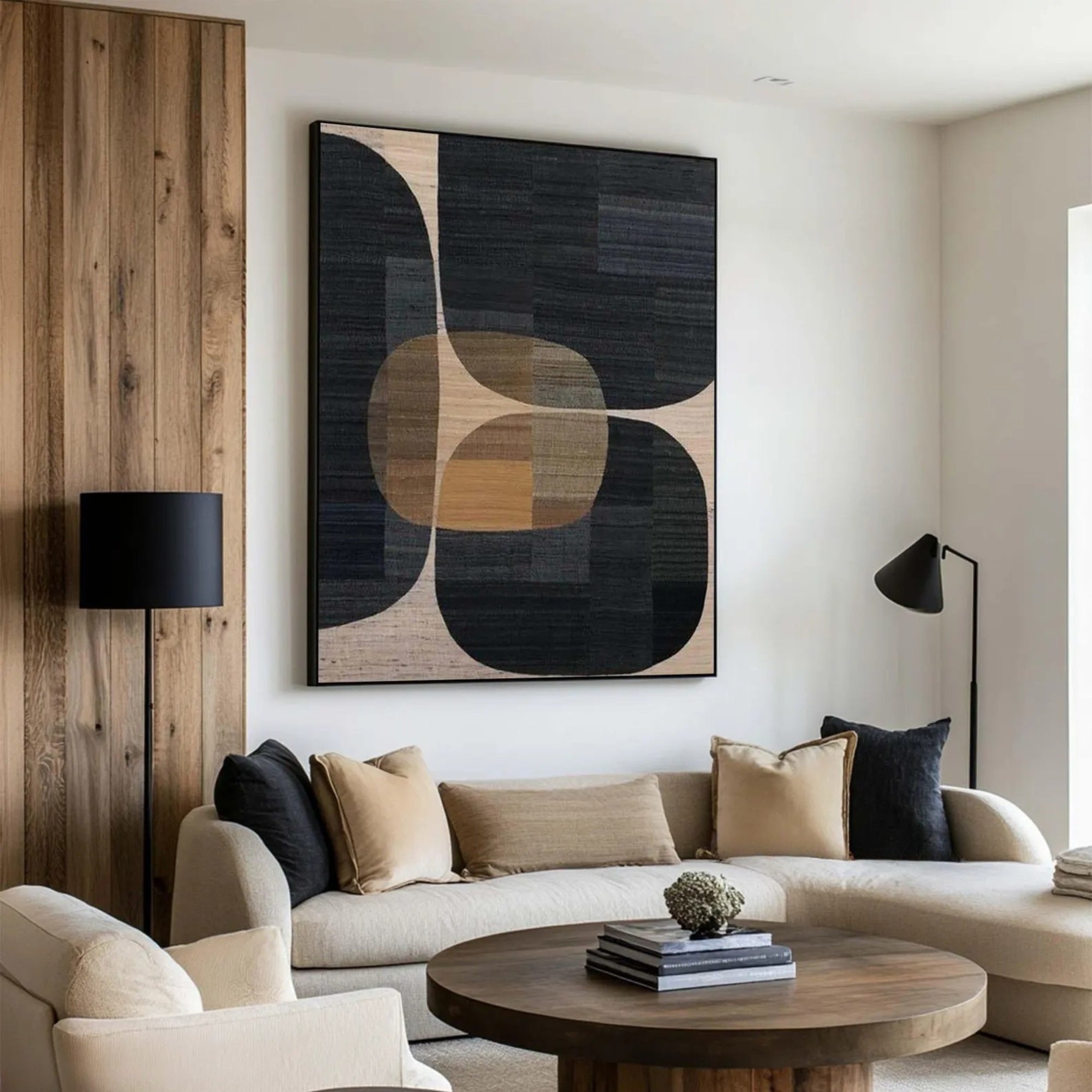 Contemporary Minimalist Art - Soft Geometry