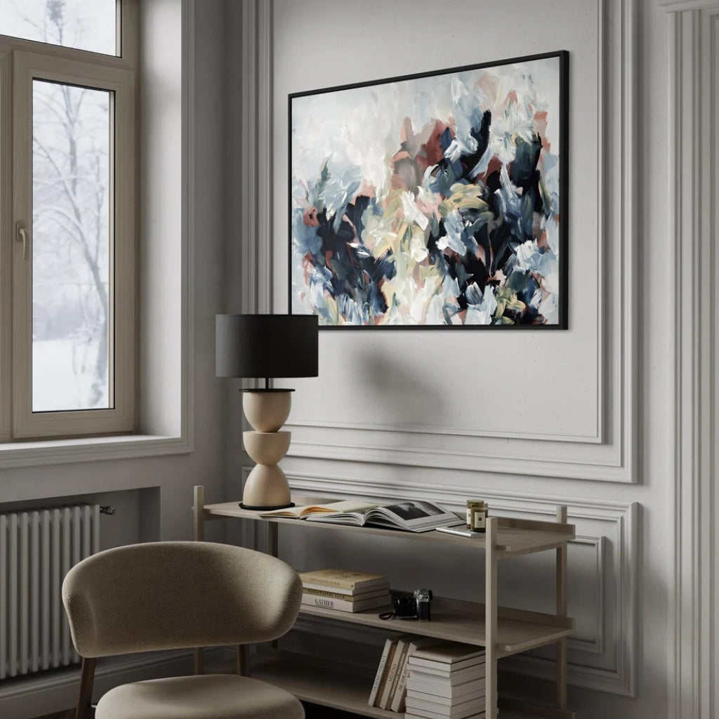 Modern Abstract Art - Storm Petals