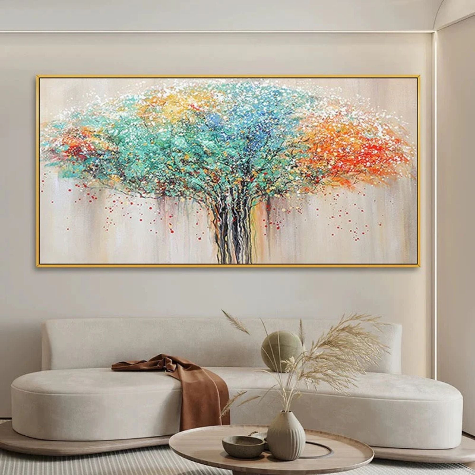 Impasto / Palette Knife Art - Elysian Bloom