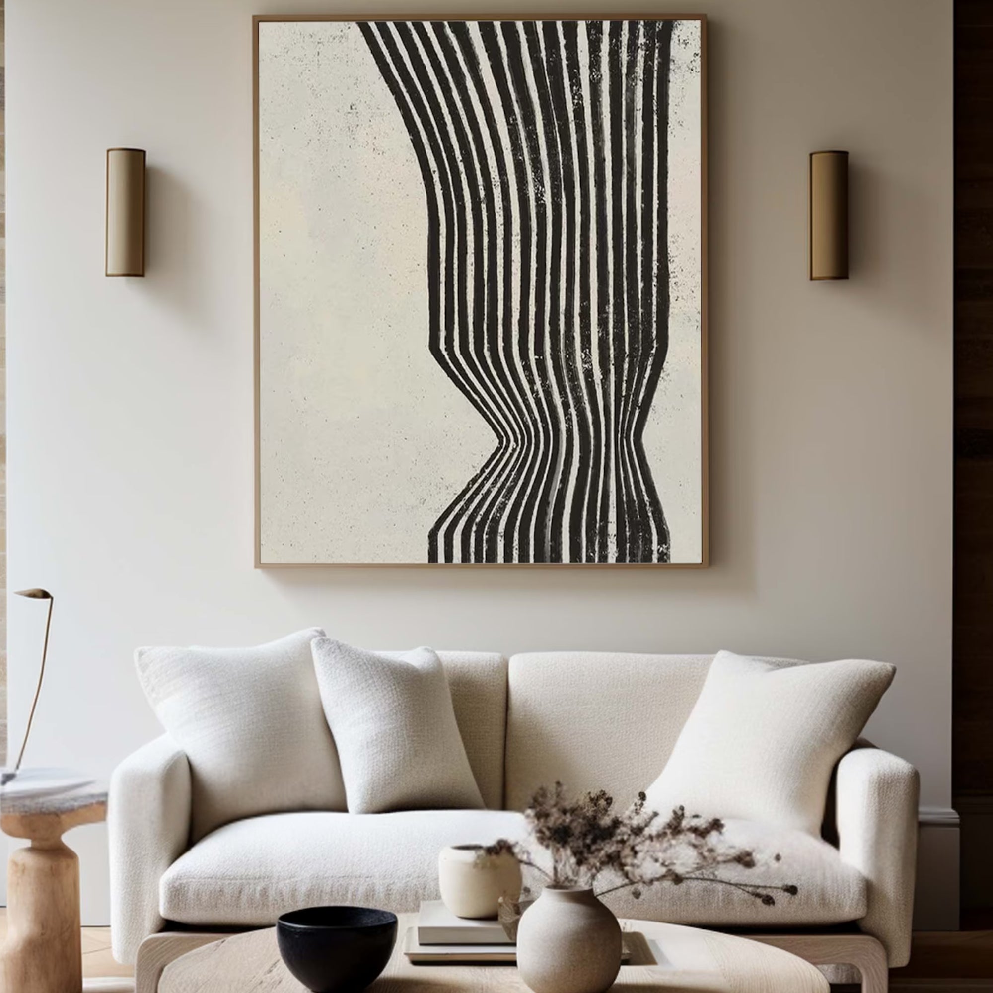 Contemporary Minimalist Art - Silent Tension