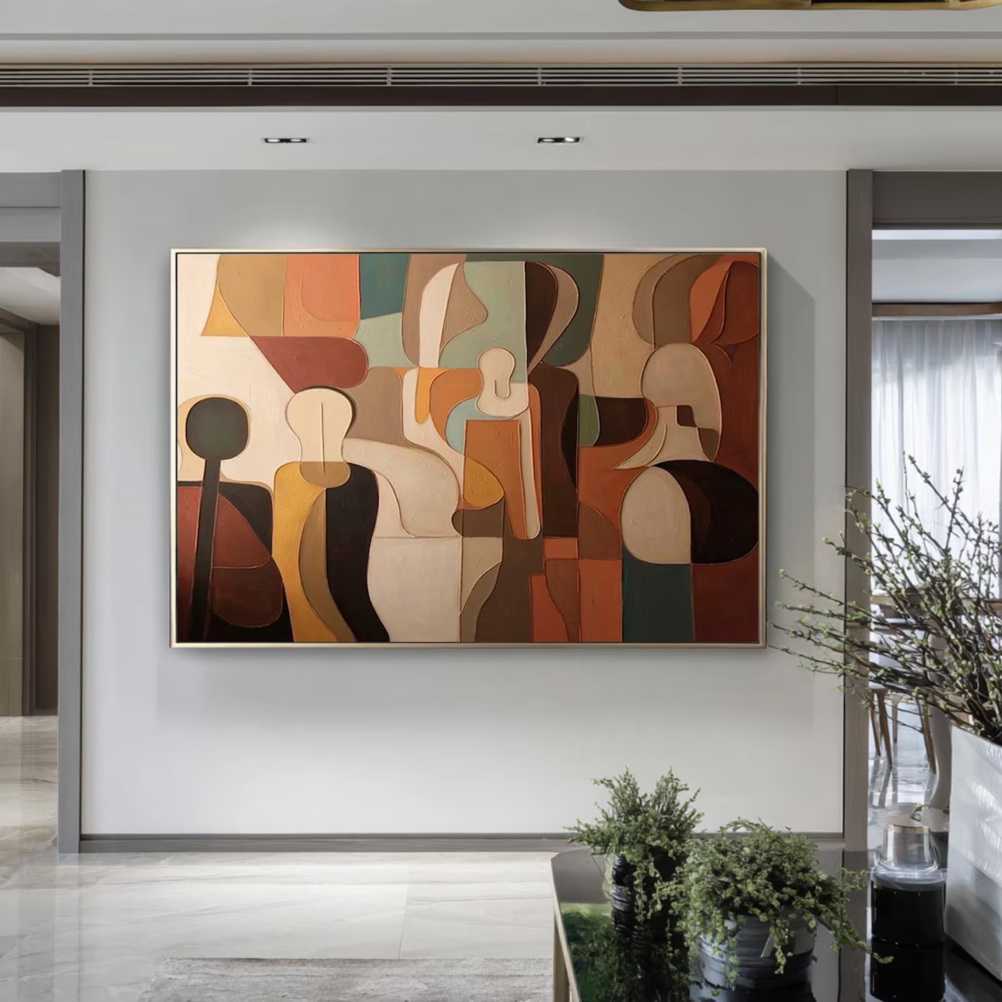 Abstract Expressionist - Terracotta Assembly