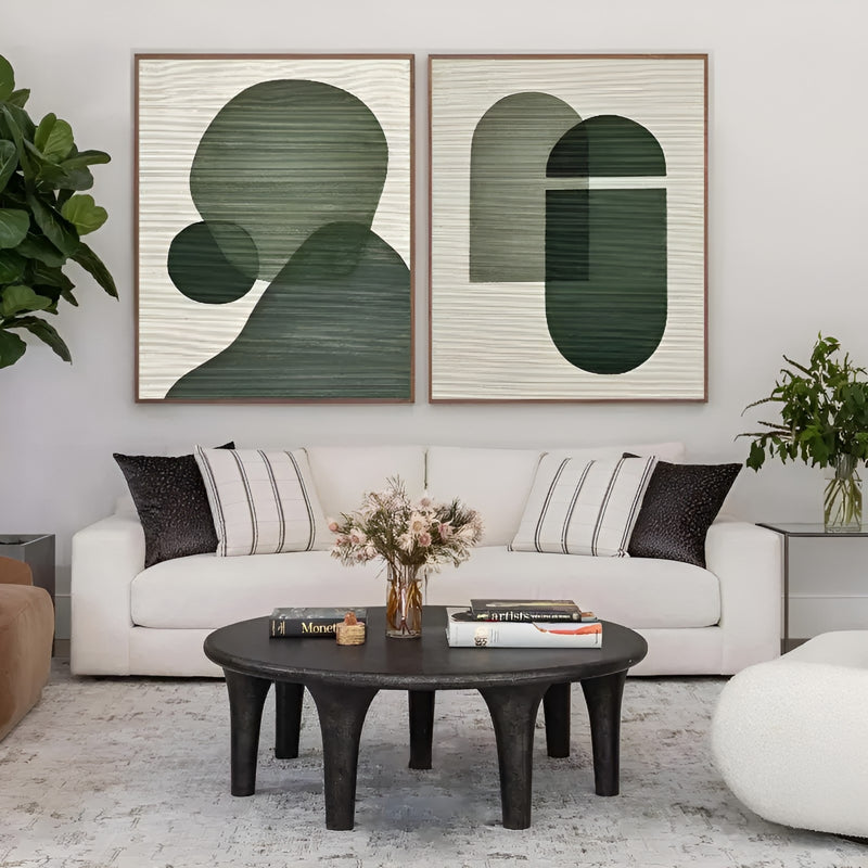 Wabi-Sabi Wall Art -  Botanic Balance  - Set of 2