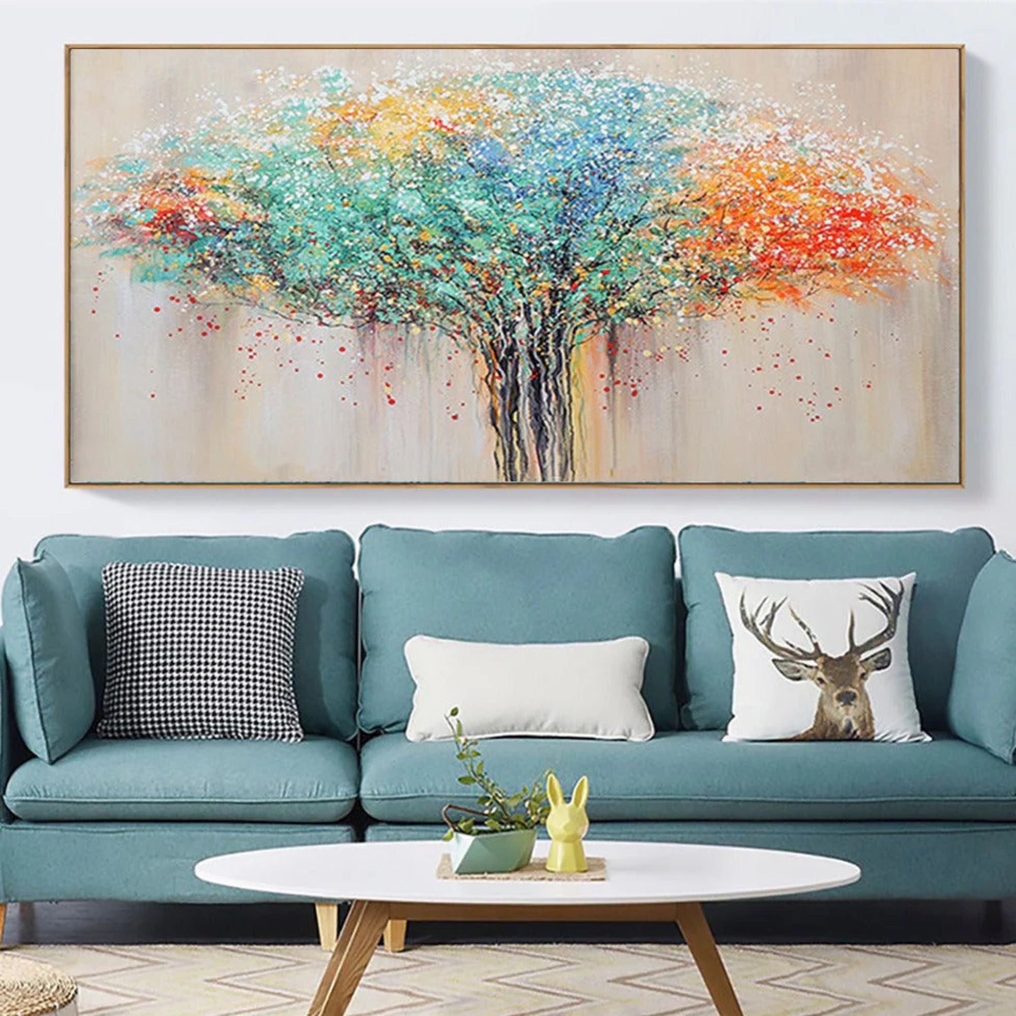 Impasto / Palette Knife Art - Elysian Bloom