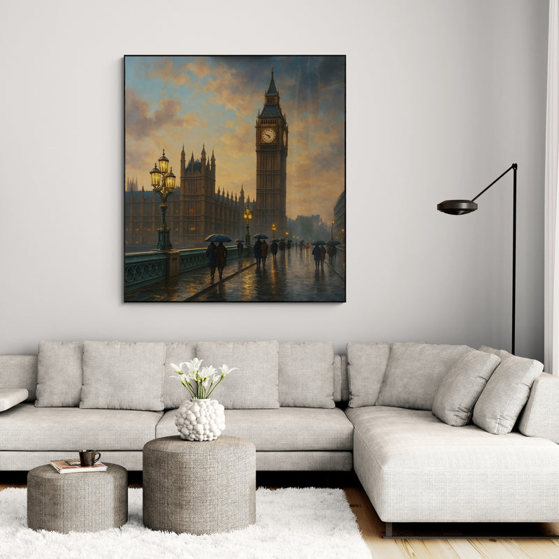 Realistic Art - London After Rain