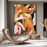Expressive handmade painting of intertwined human forms, perfect for styled lofts or gallery-inspired rooms