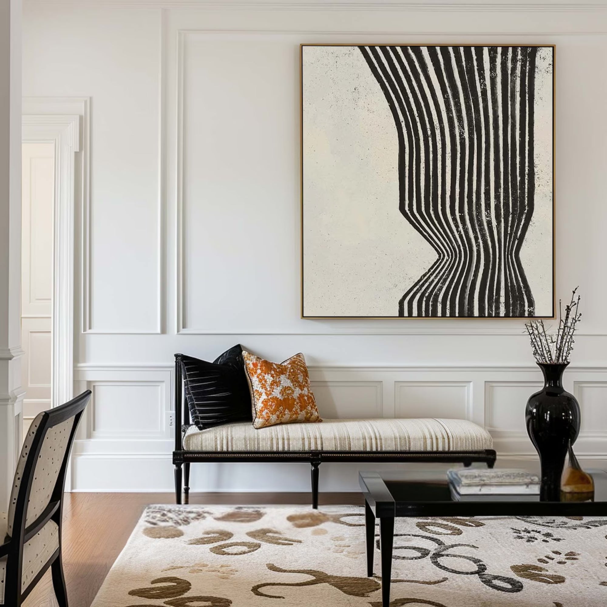 Contemporary Minimalist Art - Silent Tension