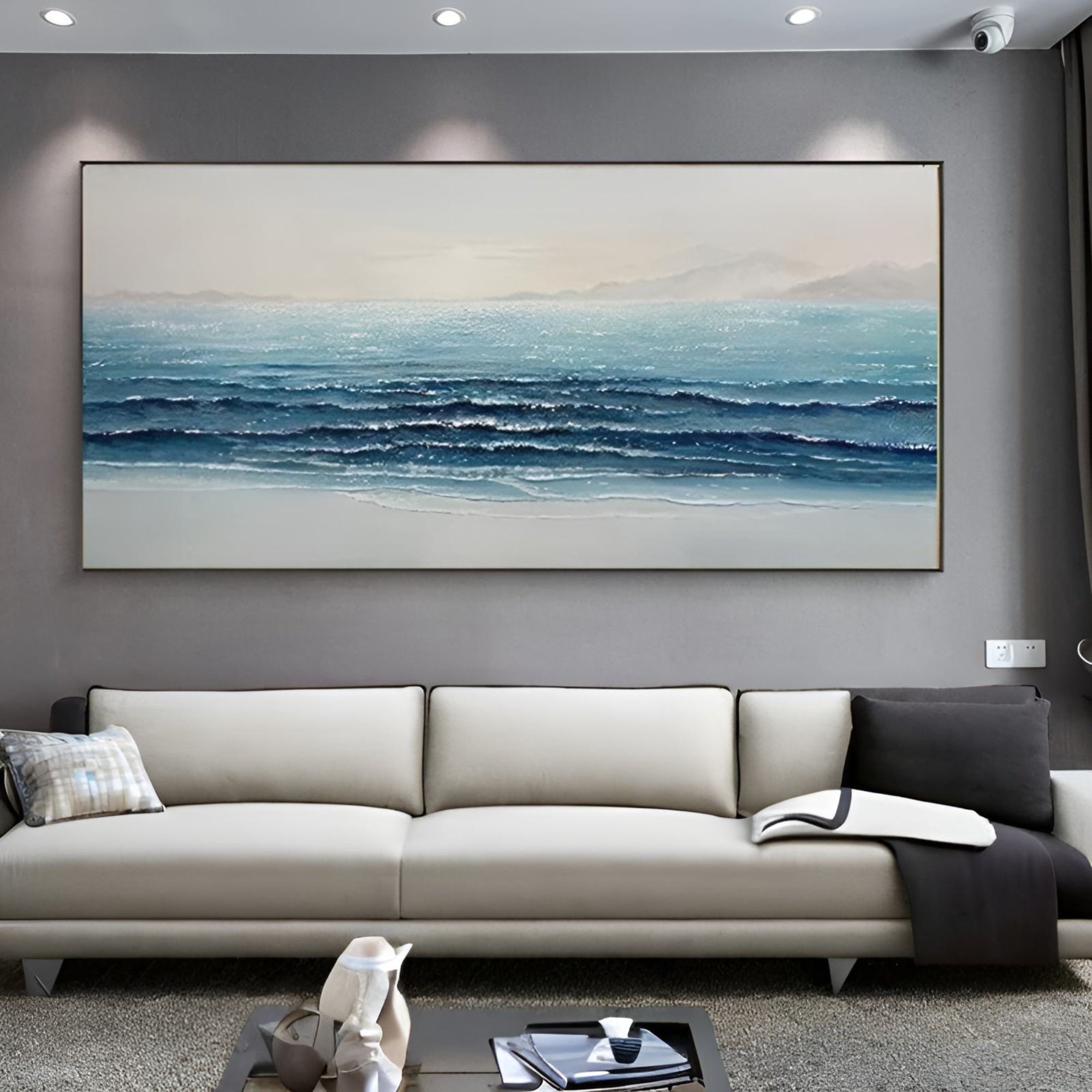Plaster & Texture Art - Ocean’s Whisper