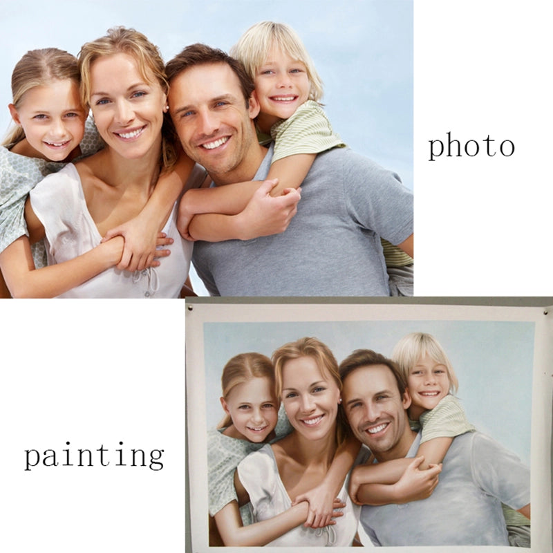 Turn Your Photo into a Custom Oil Painting – Family, Pet & Couple Portraits