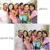 Turn Your Photo into a Custom Oil Painting – Family, Pet & Couple Portraits