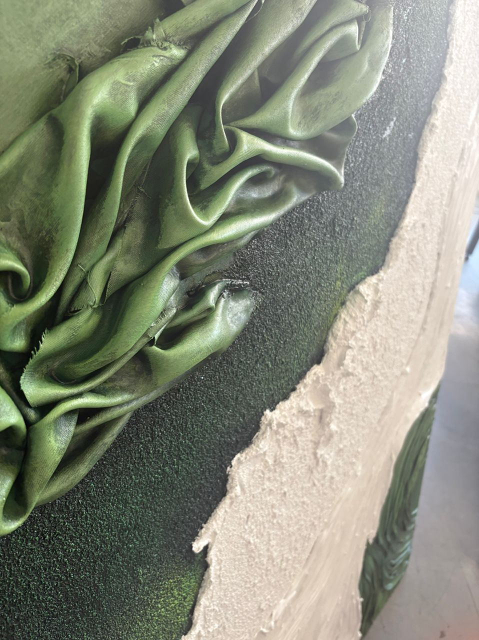 Plaster & Texture Art - Layers of Serenity