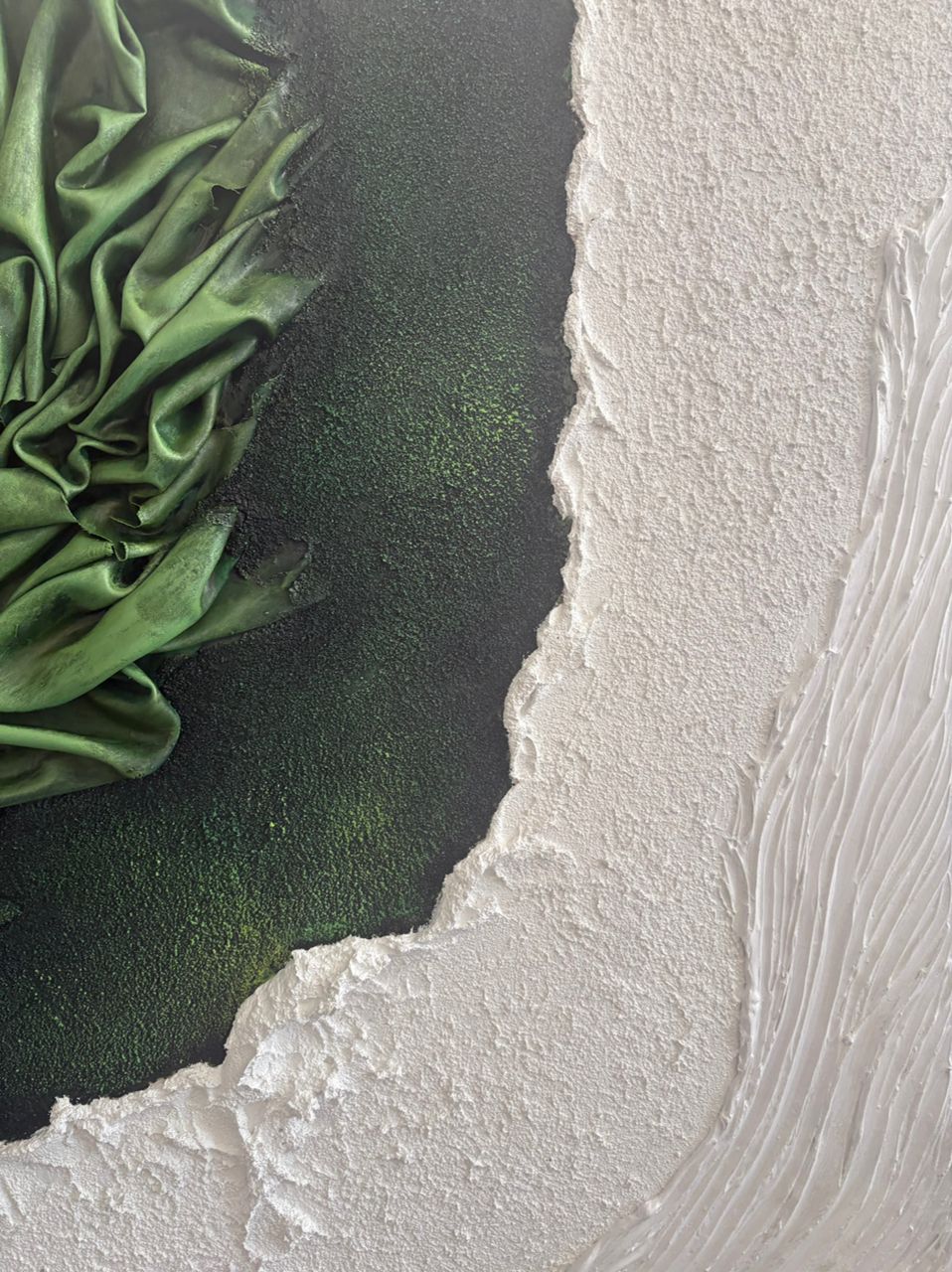 Plaster & Texture Art - Layers of Serenity