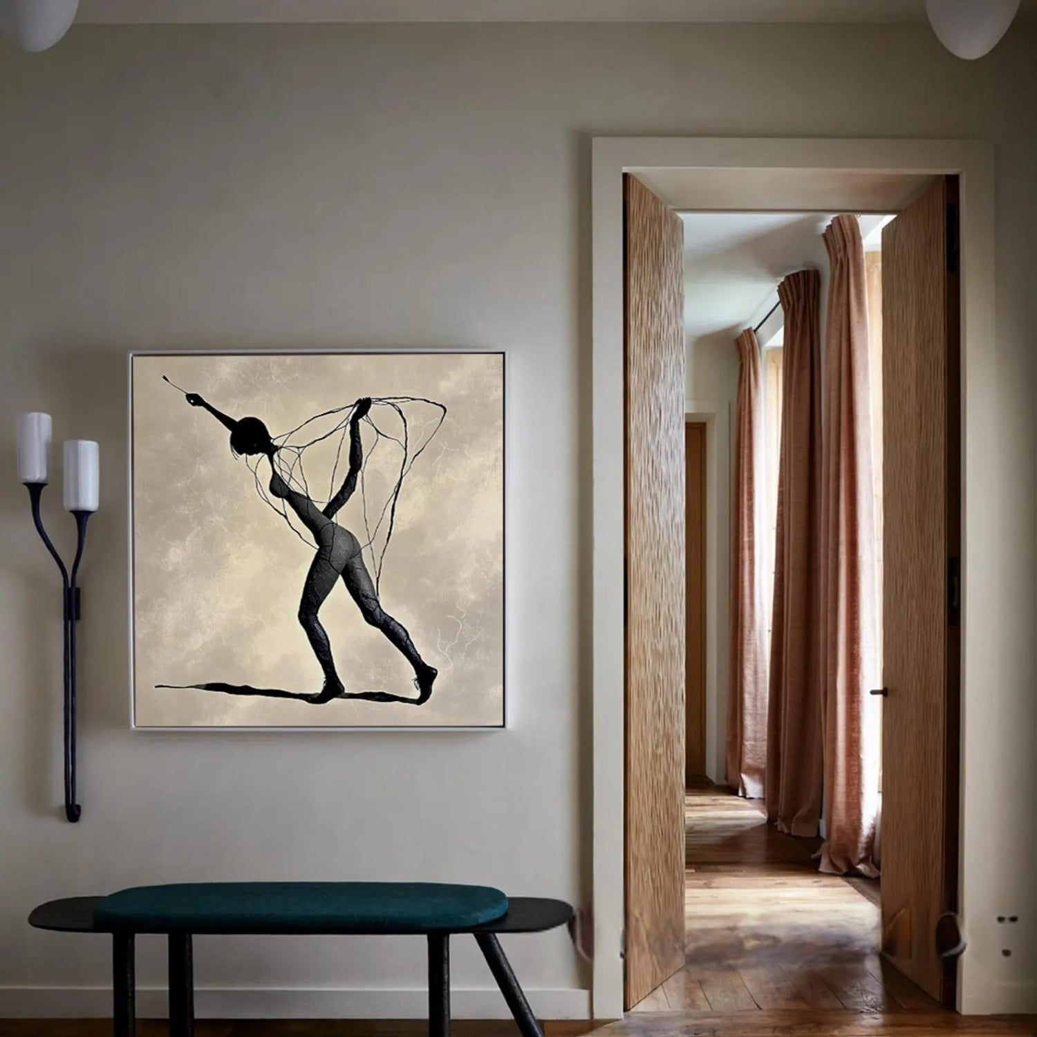 Wabi-Sabi Wall Art - The Weight of Motion